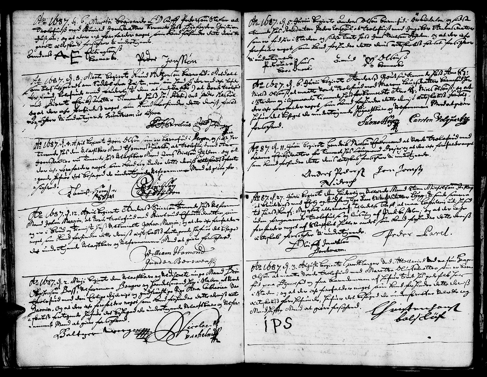 Ministerialprotokoller, klokkerbøker og fødselsregistre - Sør-Trøndelag, SAT/A-1456/601/L0033: Parish register (official) no. 601A01, 1679-1728