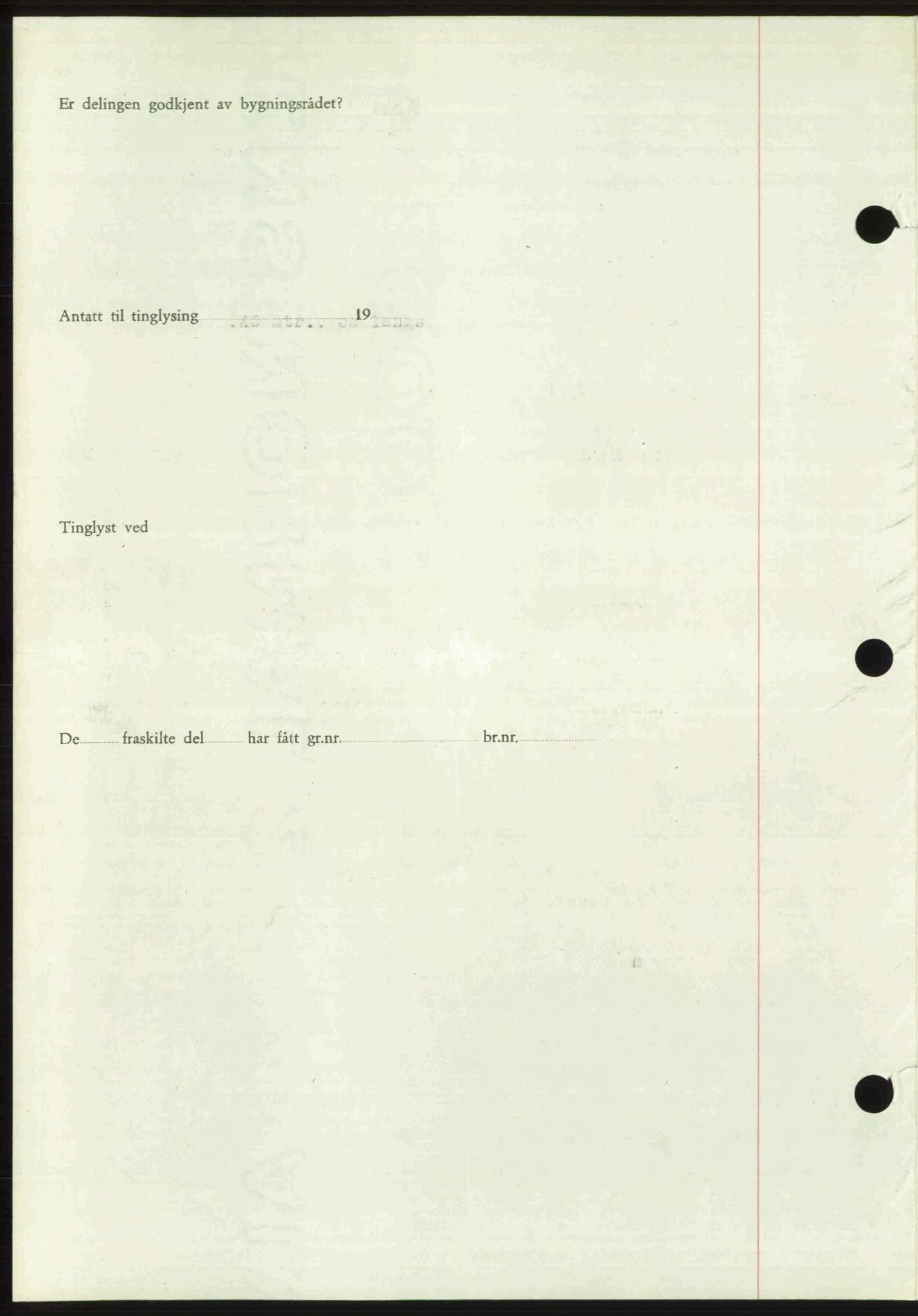 Toten tingrett, SAH/TING-006/H/Hb/Hbc/L0020: Mortgage book no. Hbc-20, 1948-1948, Diary no: : 2525/1948