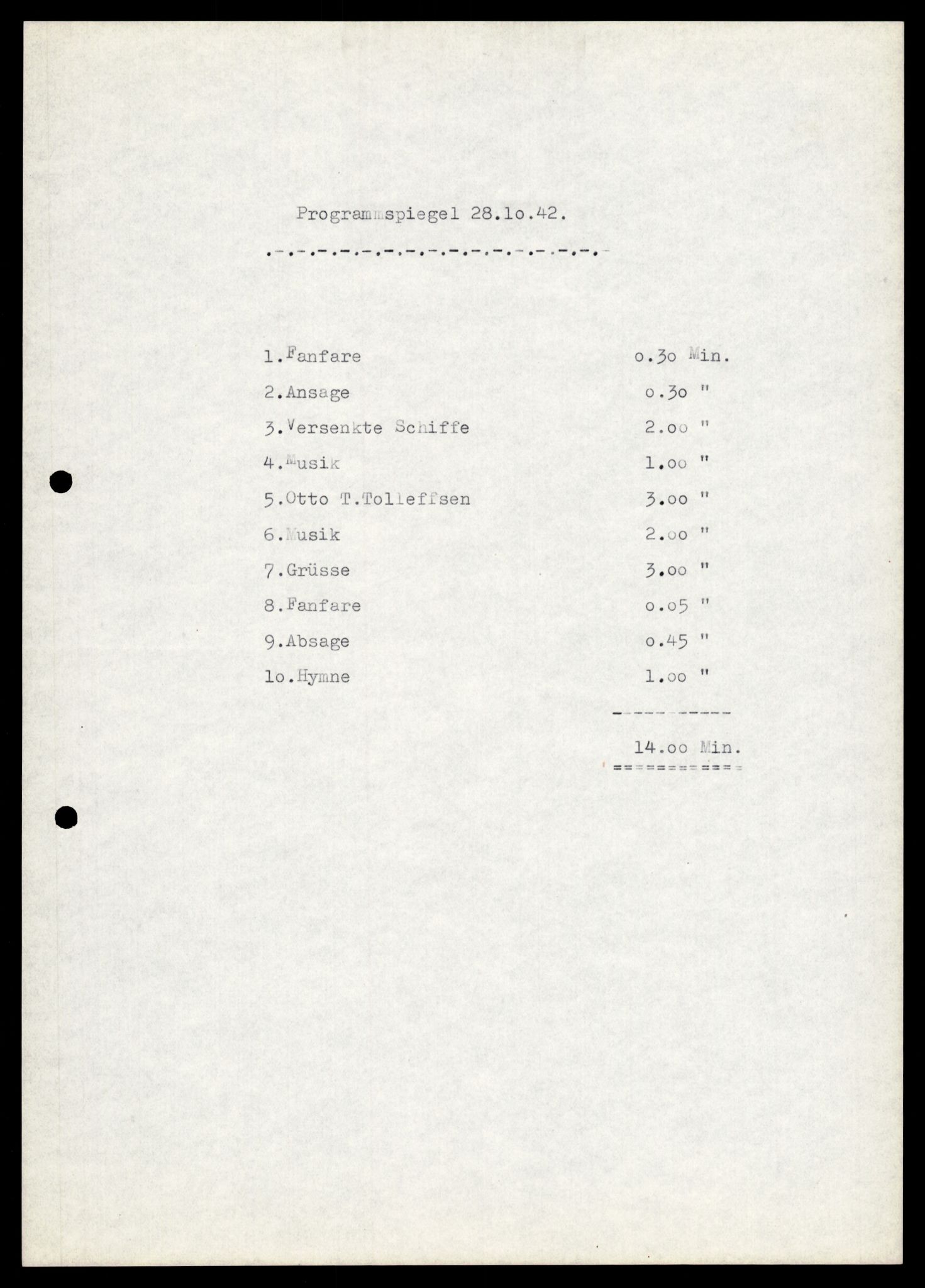 Forsvarets Overkommando. 2 kontor. Arkiv 11.4. Spredte tyske arkivsaker, AV/RA-RAFA-7031/D/Dar/Darb/L0009: Reichskommissariat - Hauptabteilung Volksaufklärung und Propaganda, 1940-1942, p. 1159