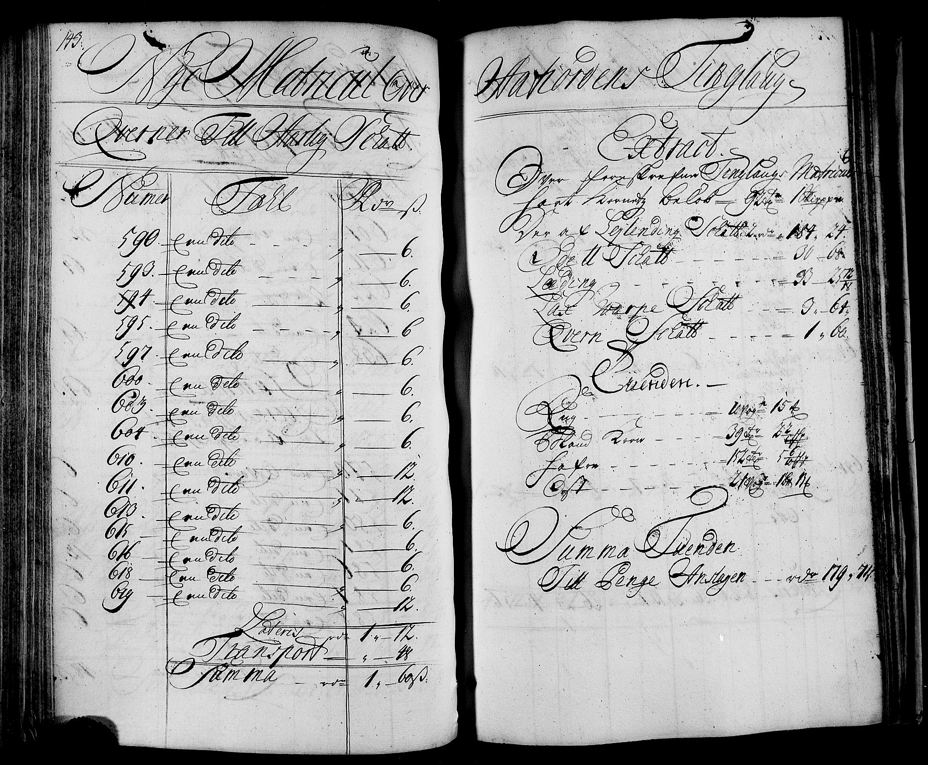 Rentekammeret inntil 1814, Realistisk ordnet avdeling, RA/EA-4070/N/Nb/Nbf/L0163: Fosen matrikkelprotokoll, 1723, p. 145