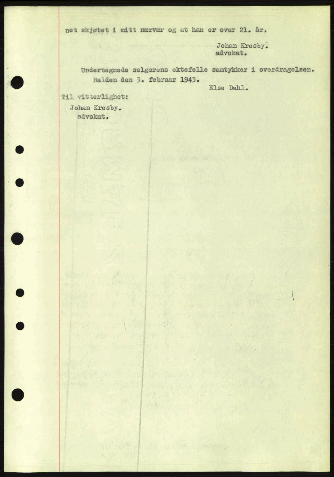 Idd og Marker sorenskriveri, AV/SAO-A-10283/G/Gb/Gbb/L0005: Mortgage book no. A5, 1941-1943, Diary no: : 128/1943