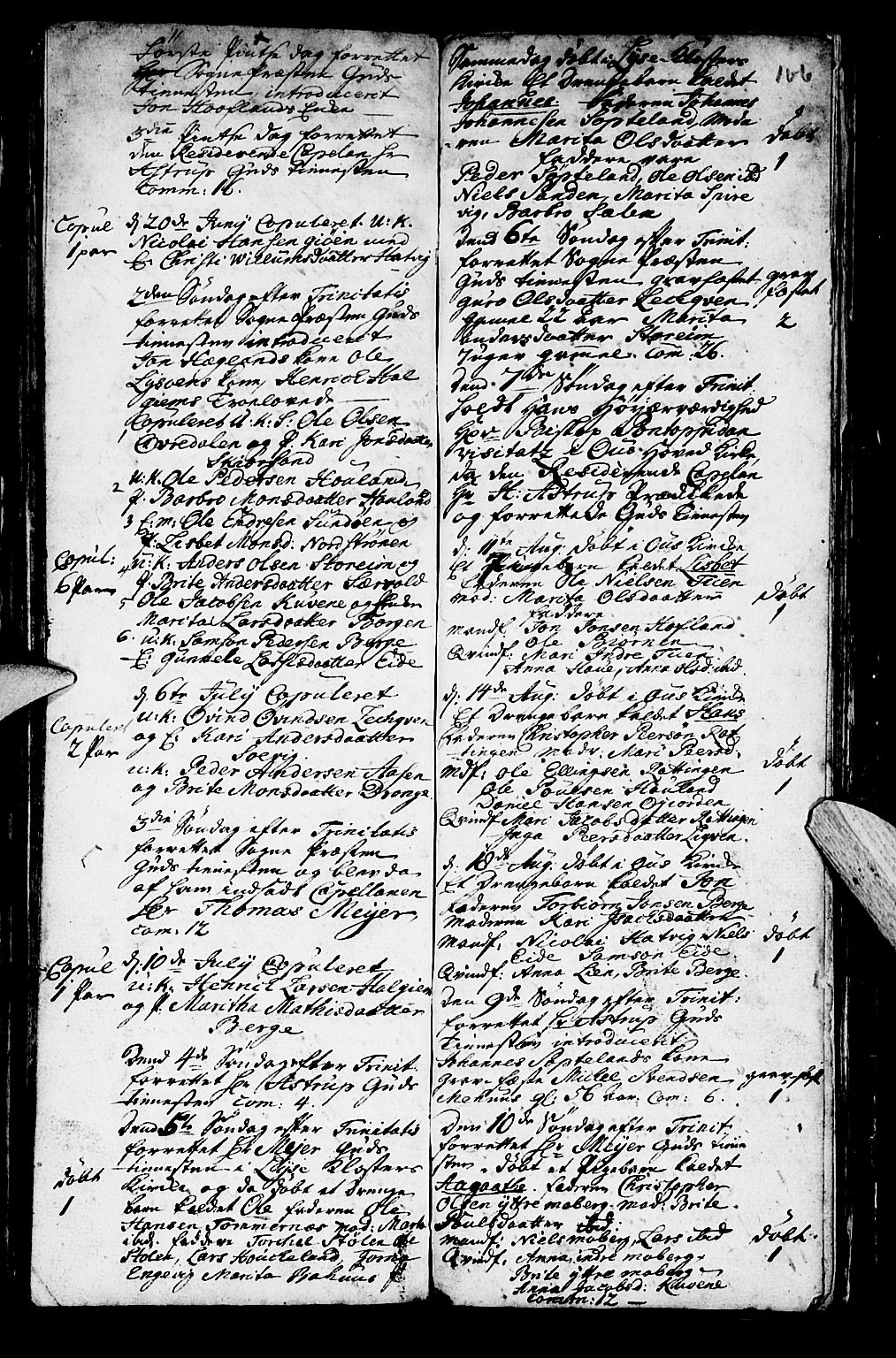 Os sokneprestembete, AV/SAB-A-99929: Parish register (official) no. A 2, 1723-1758, p. 106