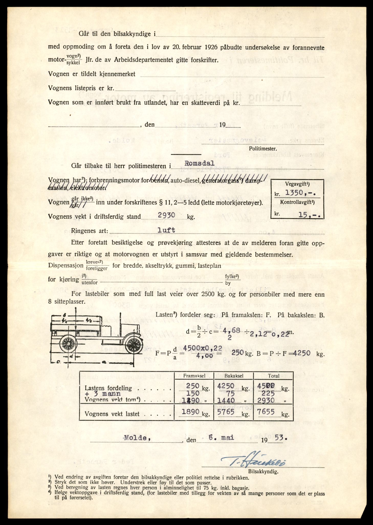 Møre og Romsdal vegkontor - Ålesund trafikkstasjon, AV/SAT-A-4099/F/Fe/L0033: Registreringskort for kjøretøy T 12151 - T 12474, 1927-1998, p. 1562
