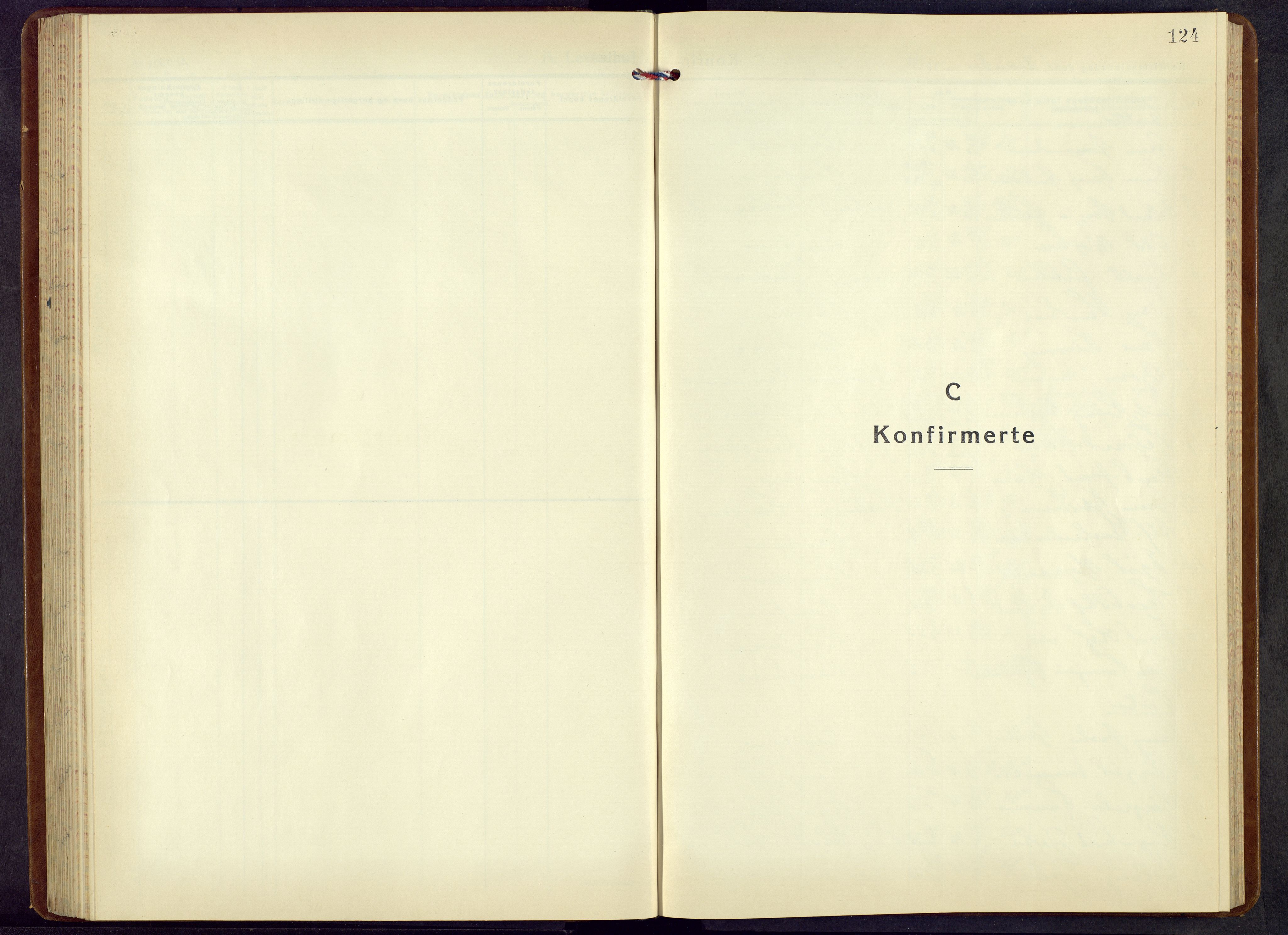 Vestre Toten prestekontor, SAH/PREST-108/H/Ha/Hab/L0013: Parish register (copy) no. 13, 1940-1956, p. 124