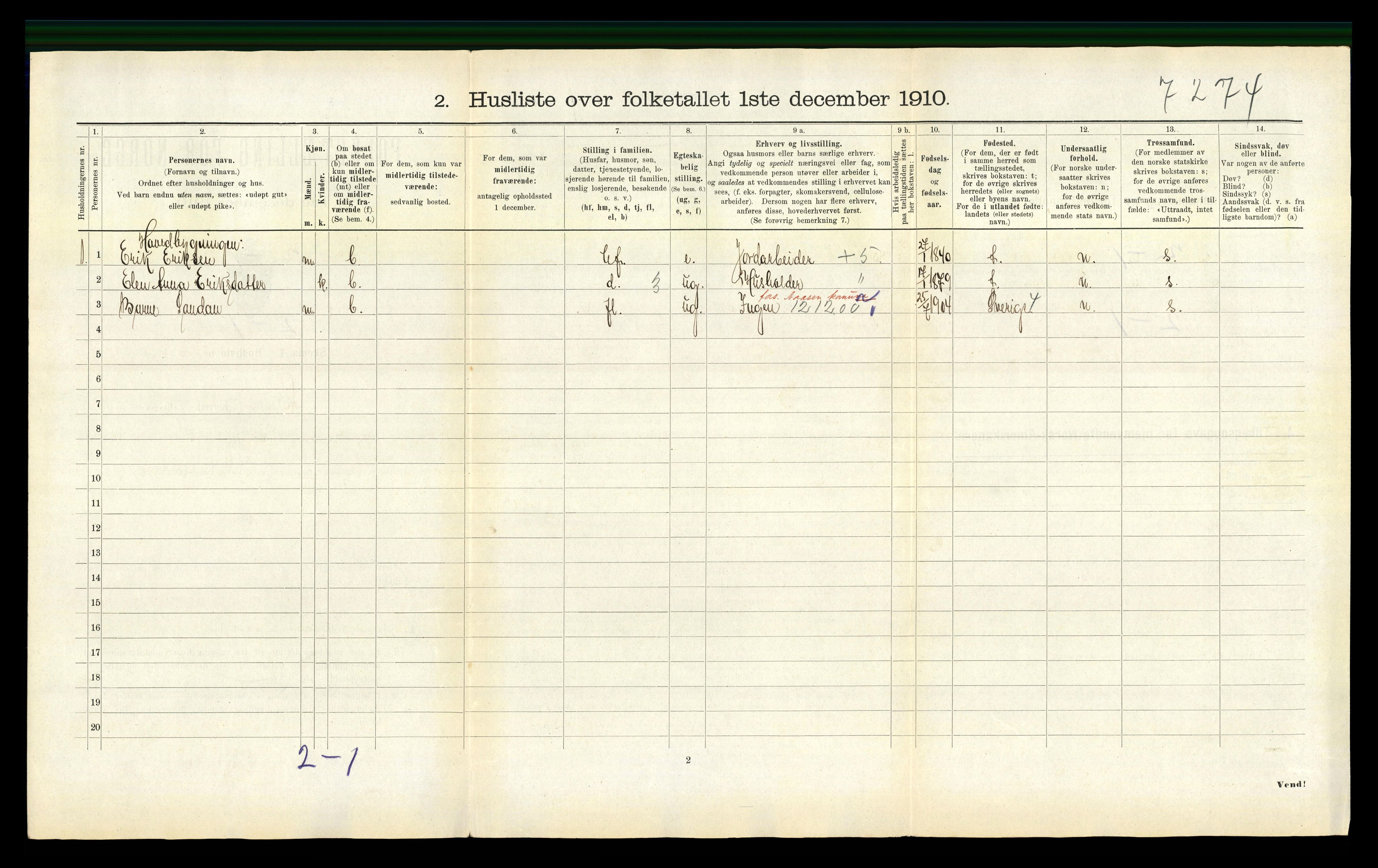 RA, 1910 census for Åsen, 1910, p. 591