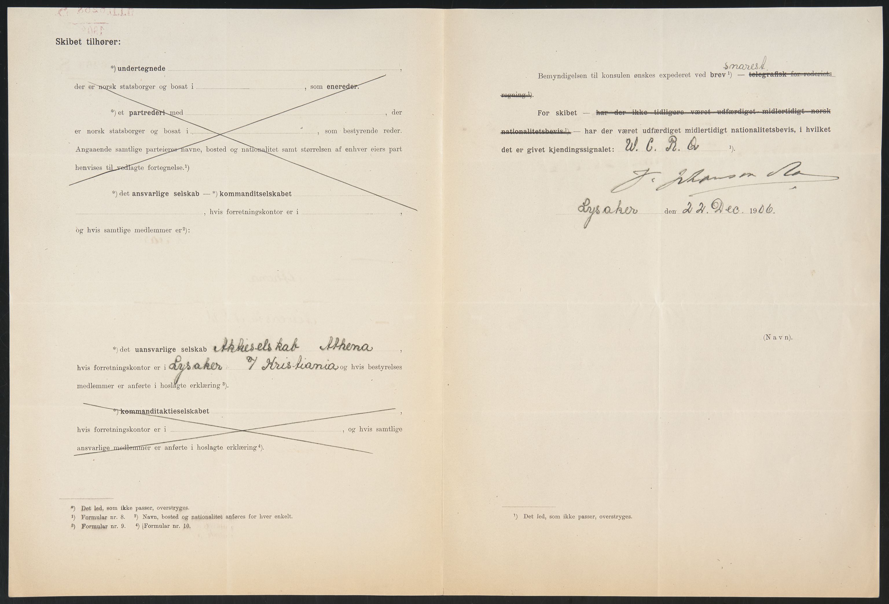 Sjøfartsdirektoratet med forløpere, skipsmapper slettede skip, AV/RA-S-4998/F/Fa/L0074: --, 1862-1922, p. 94