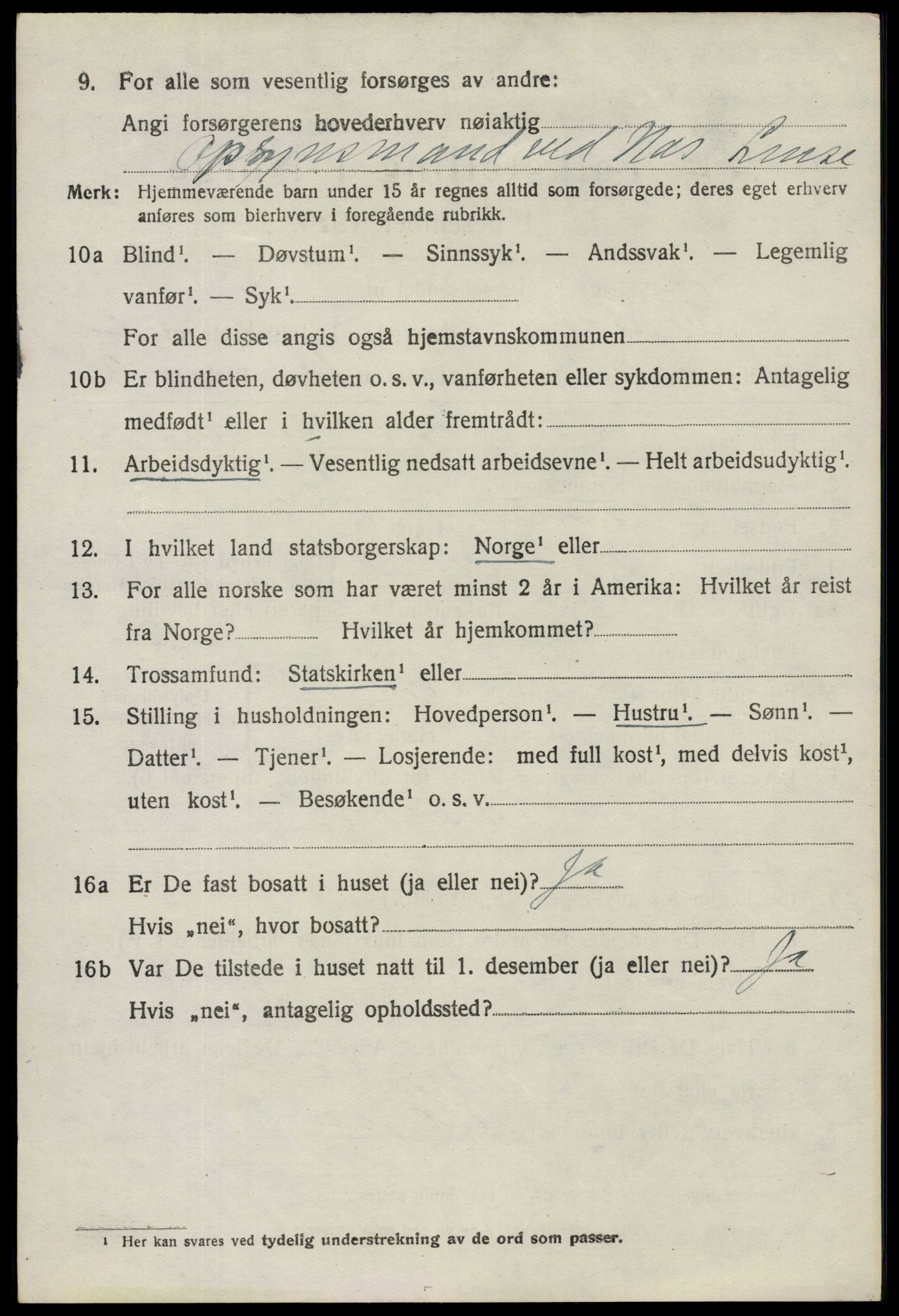 SAO, 1920 census for Eidsberg, 1920, p. 8510