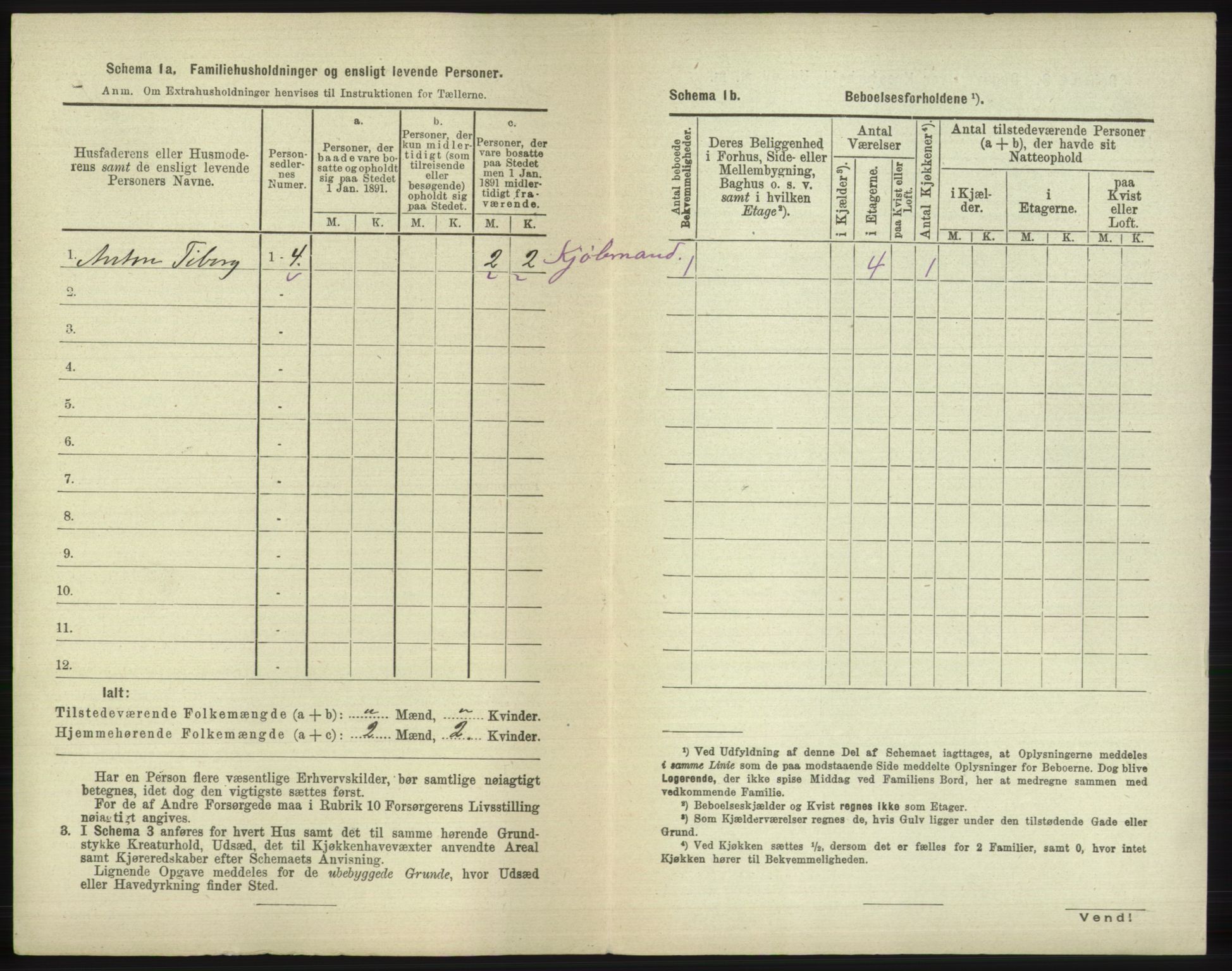 RA, 1891 census for 2001 Hammerfest, 1891, p. 1703