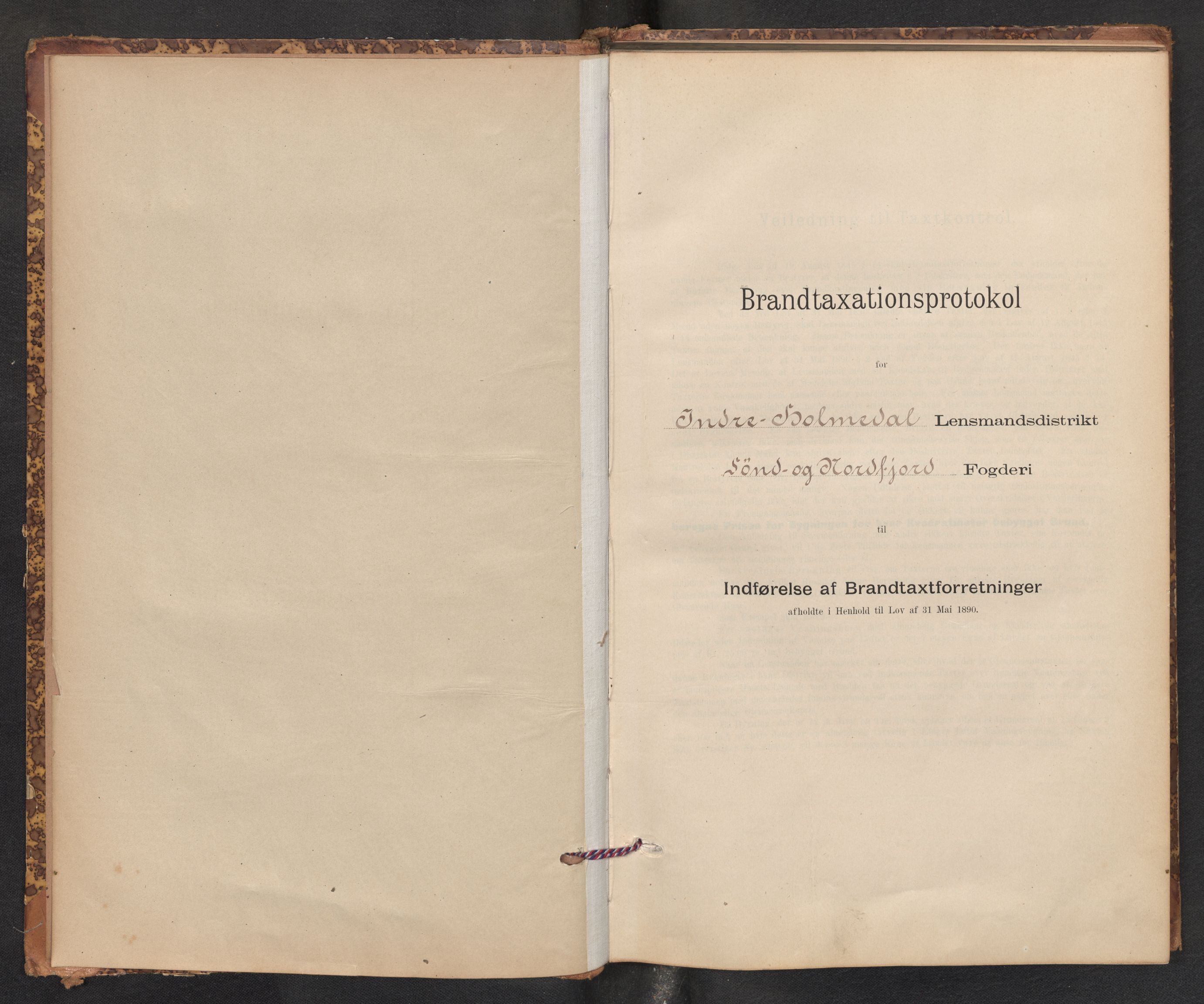 Lensmannen i Gaular, SAB/A-27601/0012/L0005: Branntakstprotokoll, skjematakst, 1895-1917