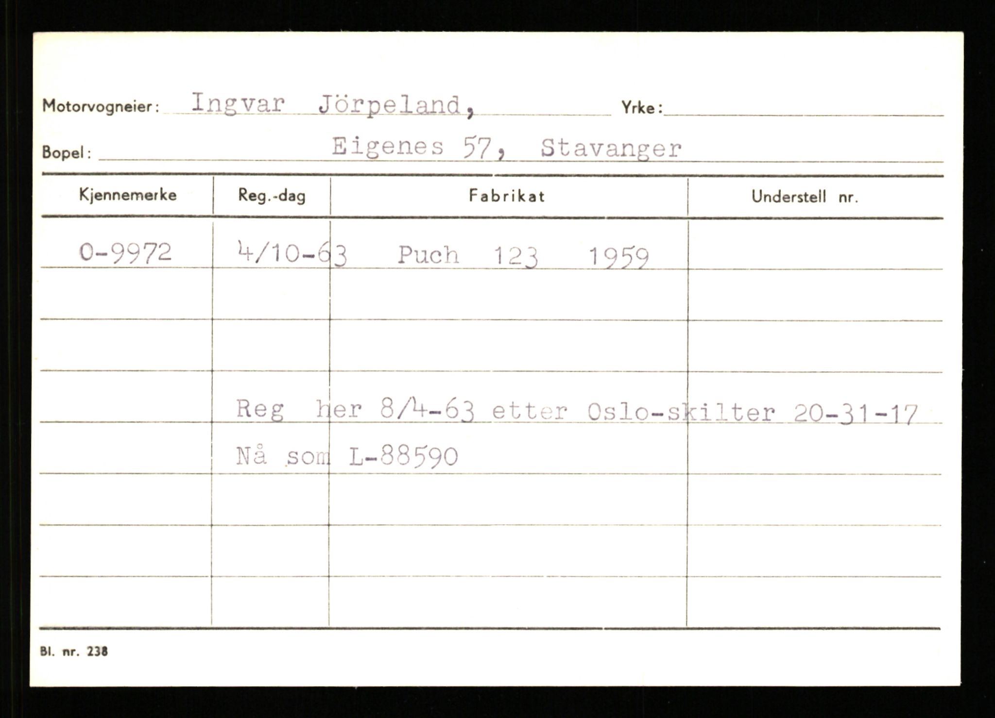 Stavanger trafikkstasjon, AV/SAST-A-101942/0/G/L0002: Registreringsnummer: 5791 - 10405, 1930-1971, p. 2729