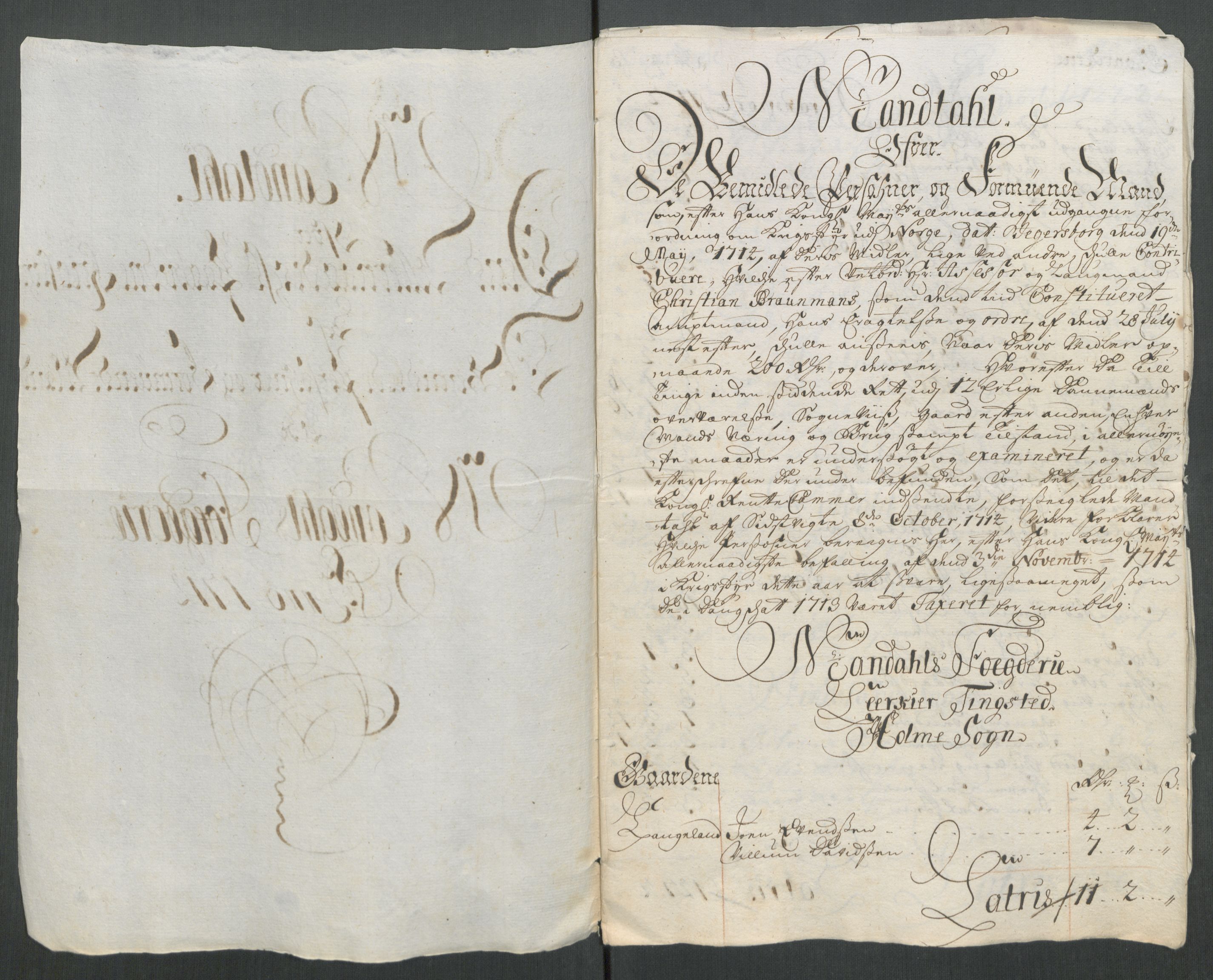 Rentekammeret inntil 1814, Reviderte regnskaper, Fogderegnskap, AV/RA-EA-4092/R43/L2558: Fogderegnskap Lista og Mandal, 1714, p. 74