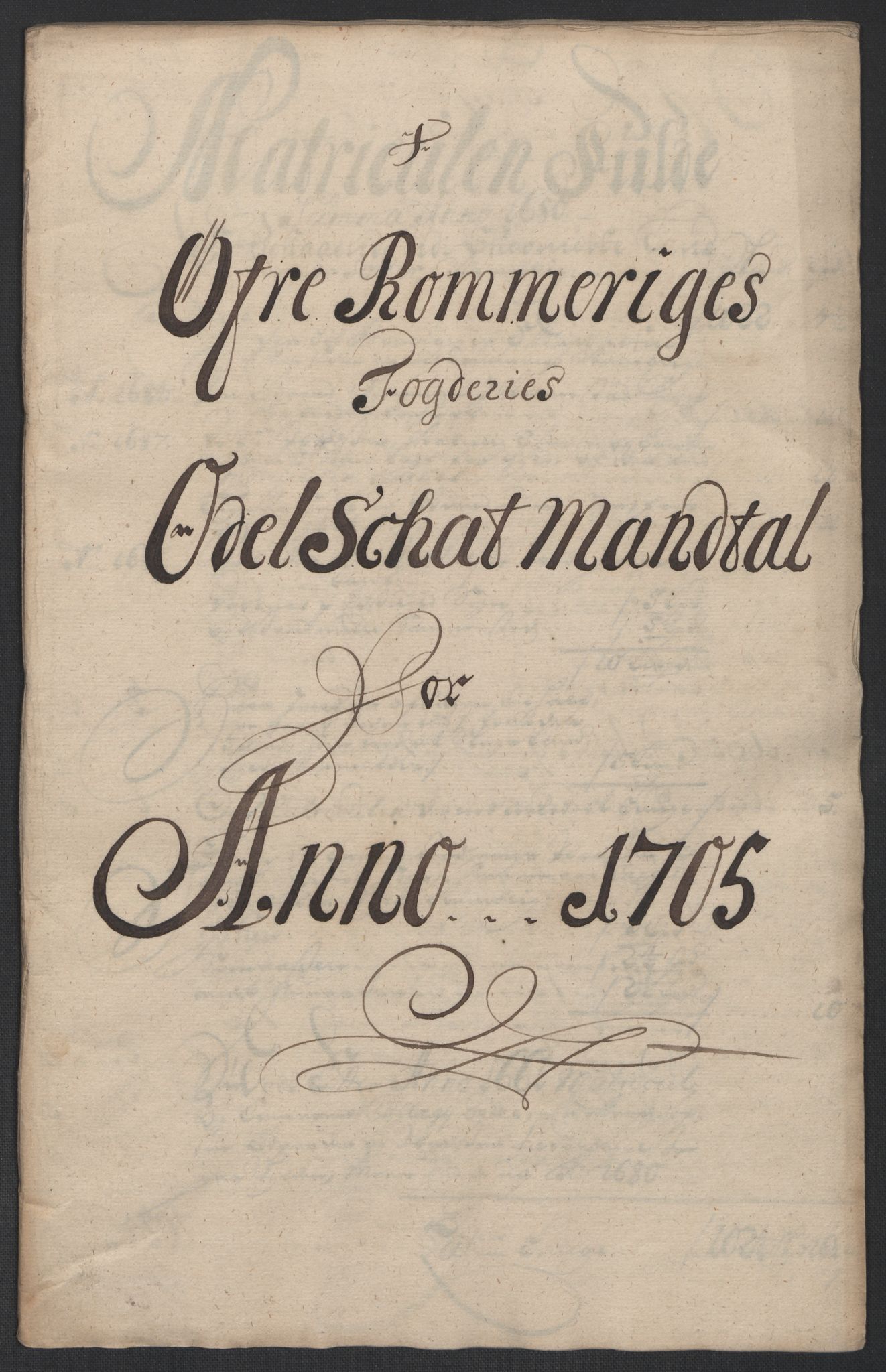 Rentekammeret inntil 1814, Reviderte regnskaper, Fogderegnskap, RA/EA-4092/R12/L0717: Fogderegnskap Øvre Romerike, 1704-1705, p. 343
