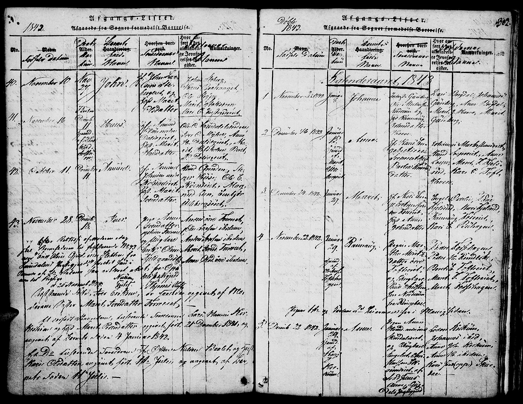 Fron prestekontor, AV/SAH-PREST-078/H/Ha/Hab/L0001: Parish register (copy) no. 1, 1816-1843, p. 302