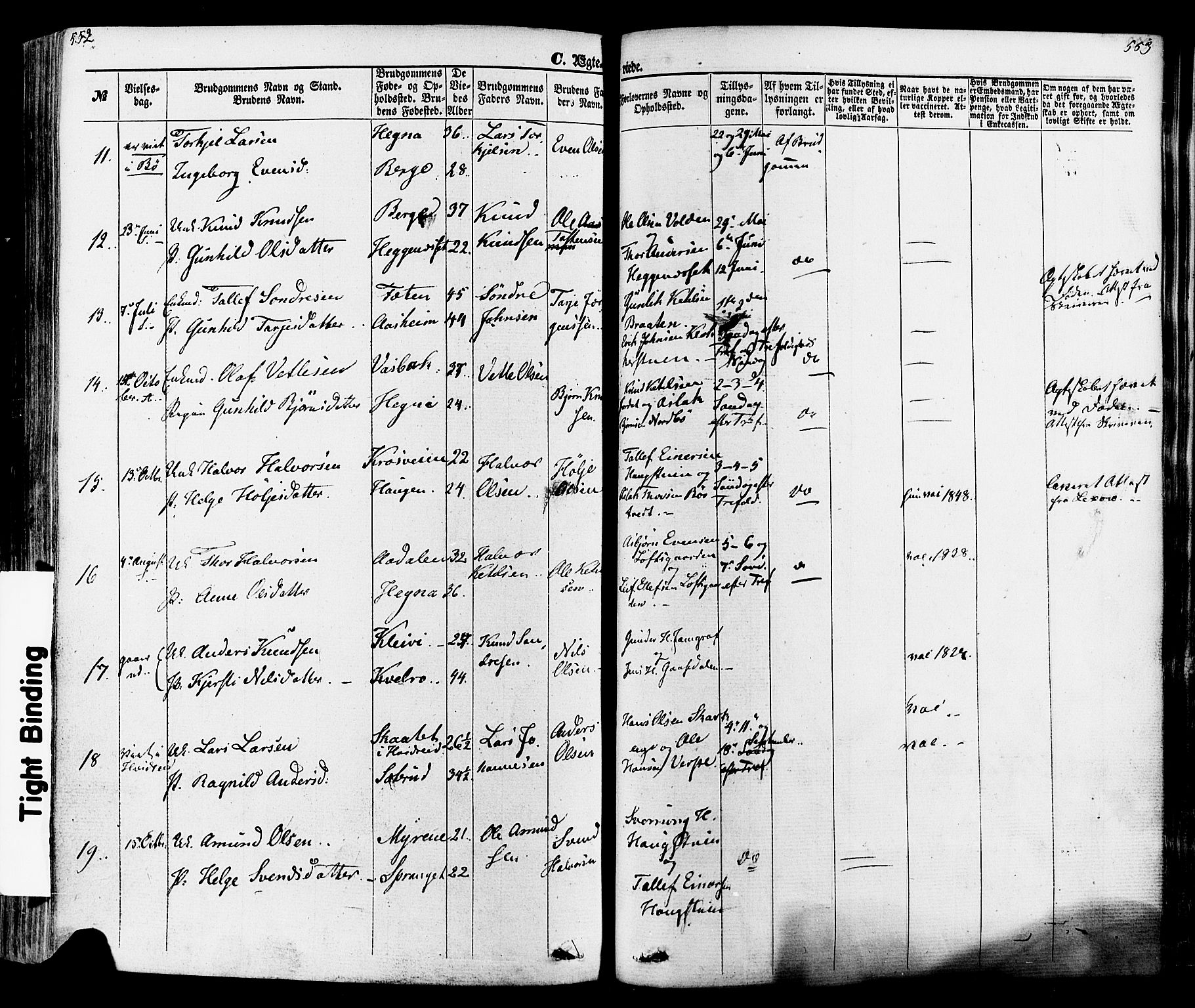 Seljord kirkebøker, SAKO/A-20/F/Fa/L0013: Parish register (official) no. I 13, 1866-1876, p. 552-553