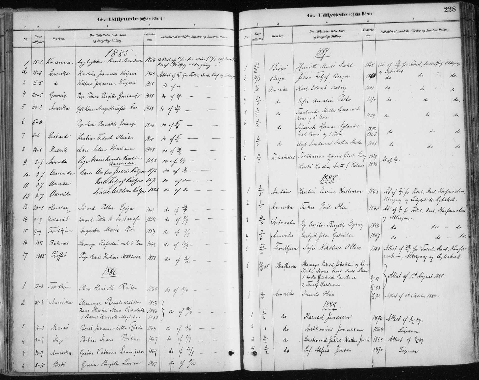 Hammerfest sokneprestkontor, SATØ/S-1347/H/Ha/L0008.kirke: Parish register (official) no. 8, 1878-1889, p. 228