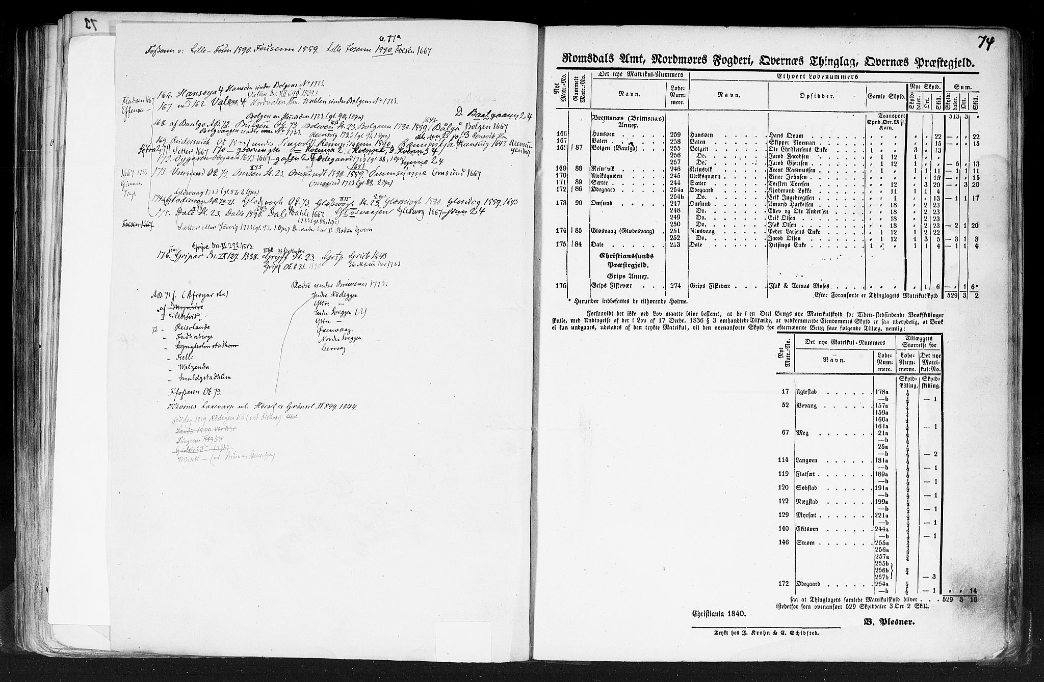 Rygh, AV/RA-PA-0034/F/Fb/L0013: Matrikkelen for 1838 - Romsdal amt (Møre og Romsdal fylke), 1838, p. 74