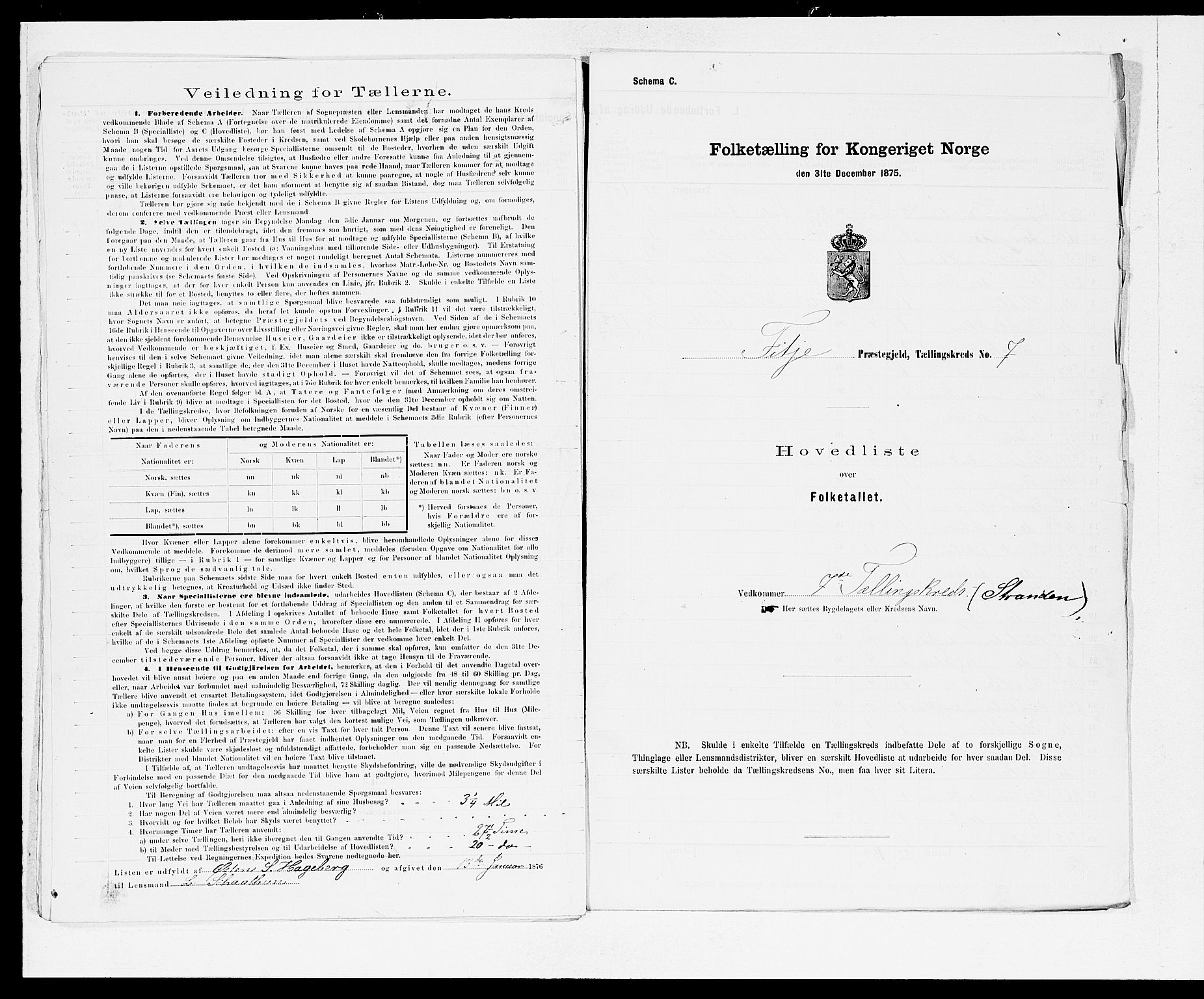 SAB, 1875 census for 1222P Fitjar, 1875, p. 14