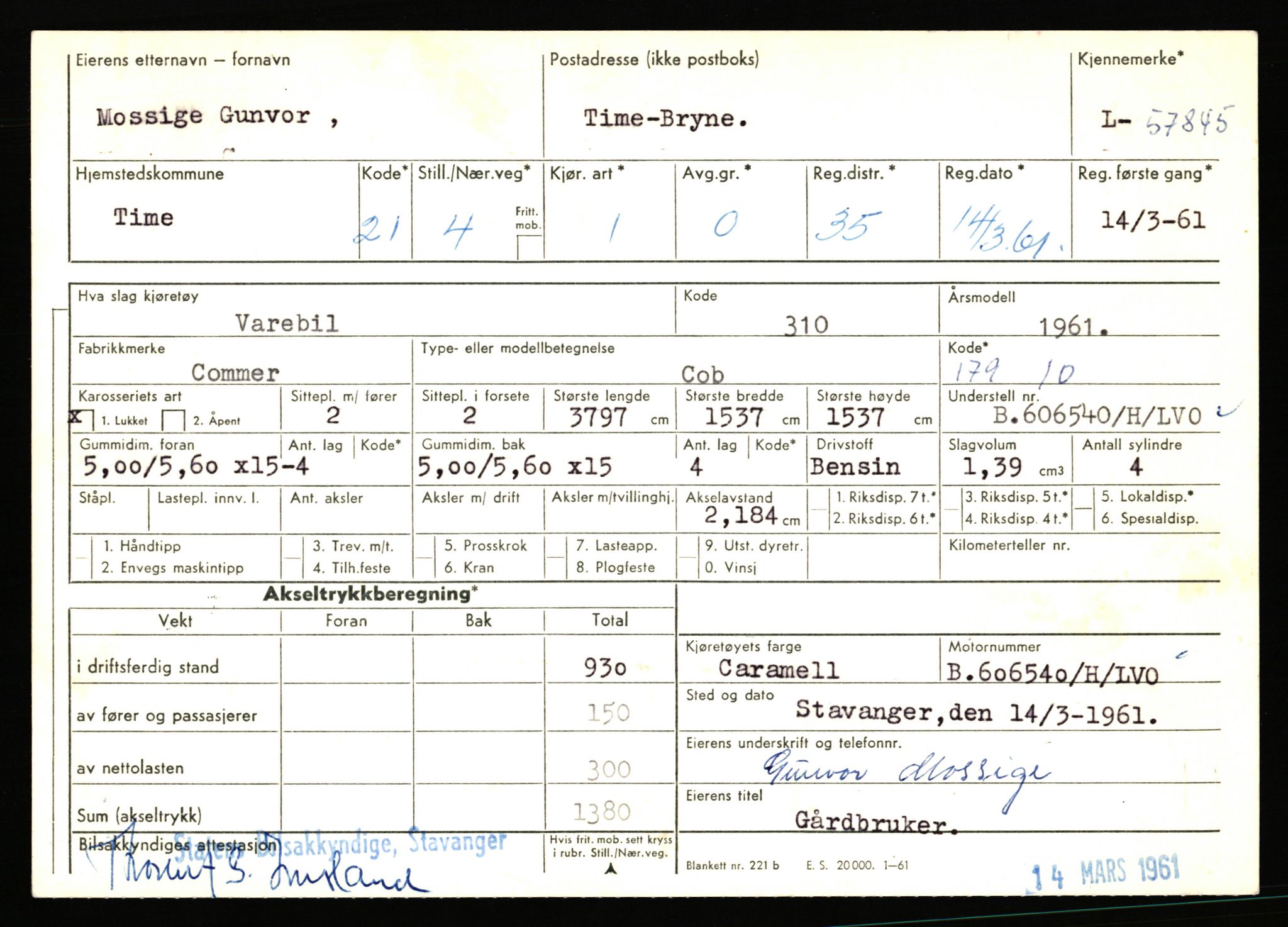 Stavanger trafikkstasjon, AV/SAST-A-101942/0/F/L0057: L-57200 - L-57999, 1930-1971, p. 2015