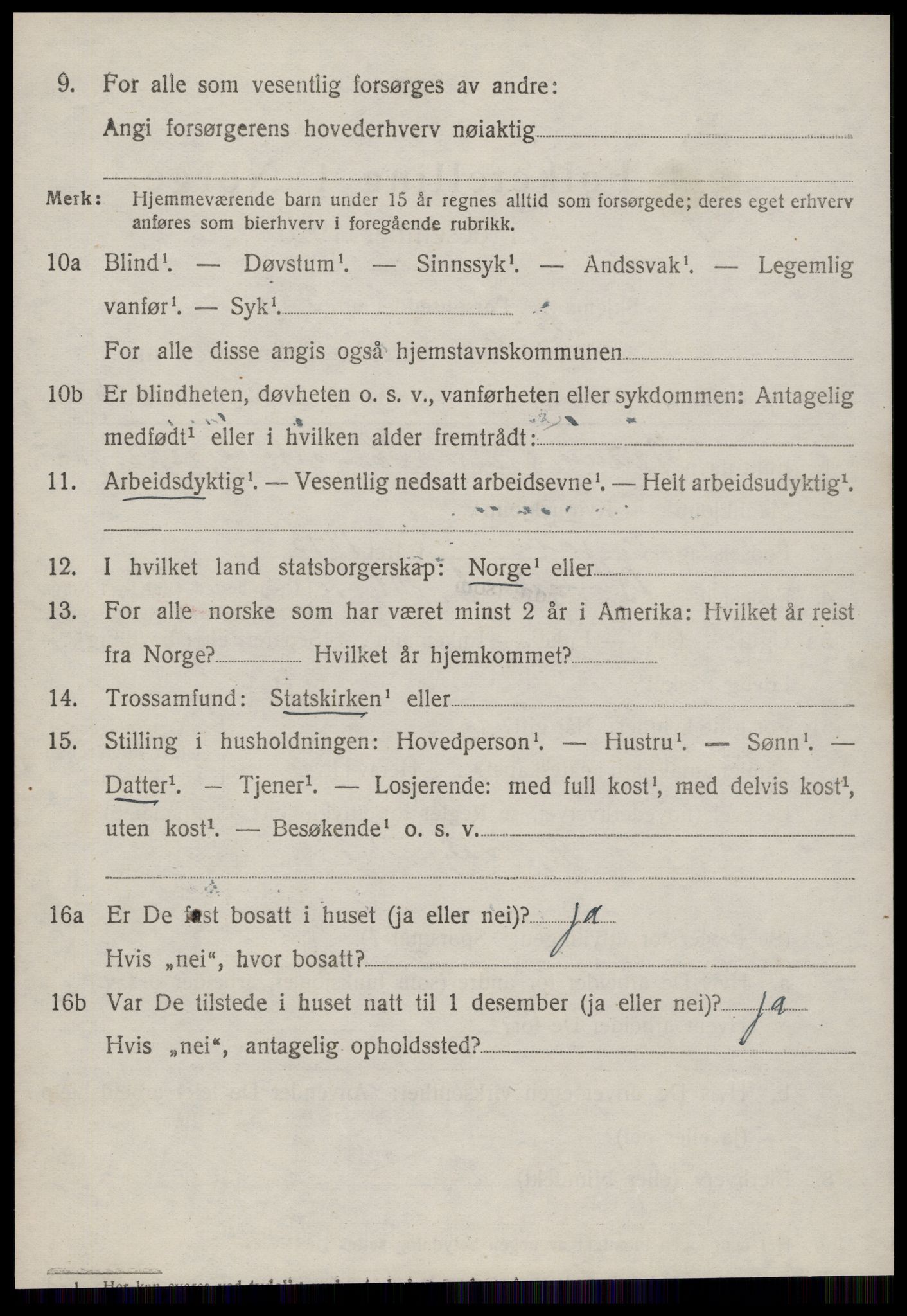 SAT, 1920 census for Giske, 1920, p. 1891