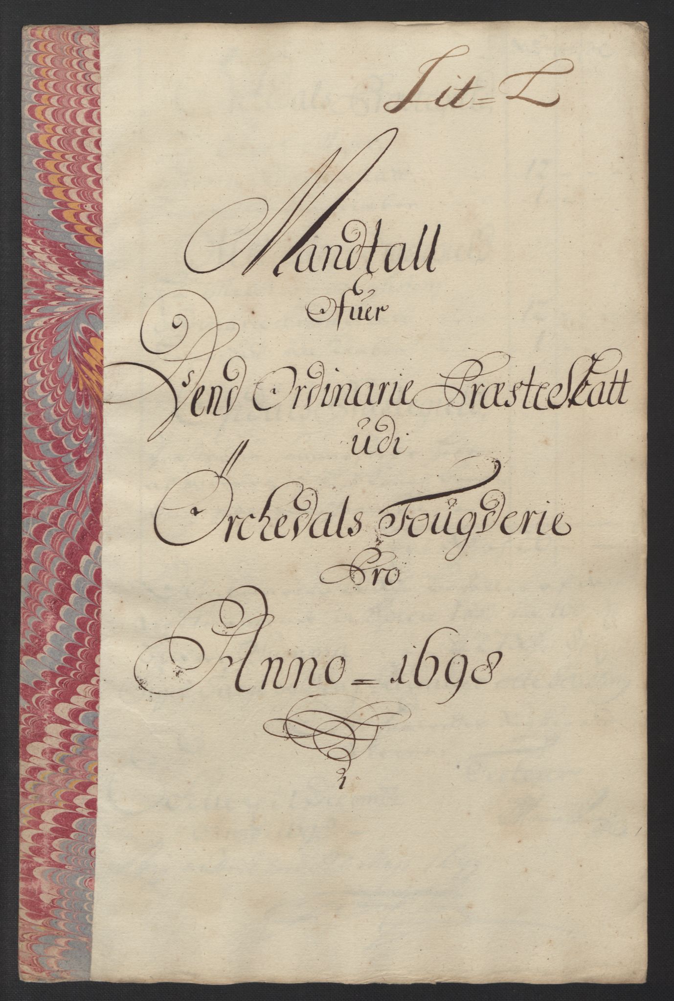 Rentekammeret inntil 1814, Reviderte regnskaper, Fogderegnskap, AV/RA-EA-4092/R60/L3948: Fogderegnskap Orkdal og Gauldal, 1698, p. 197