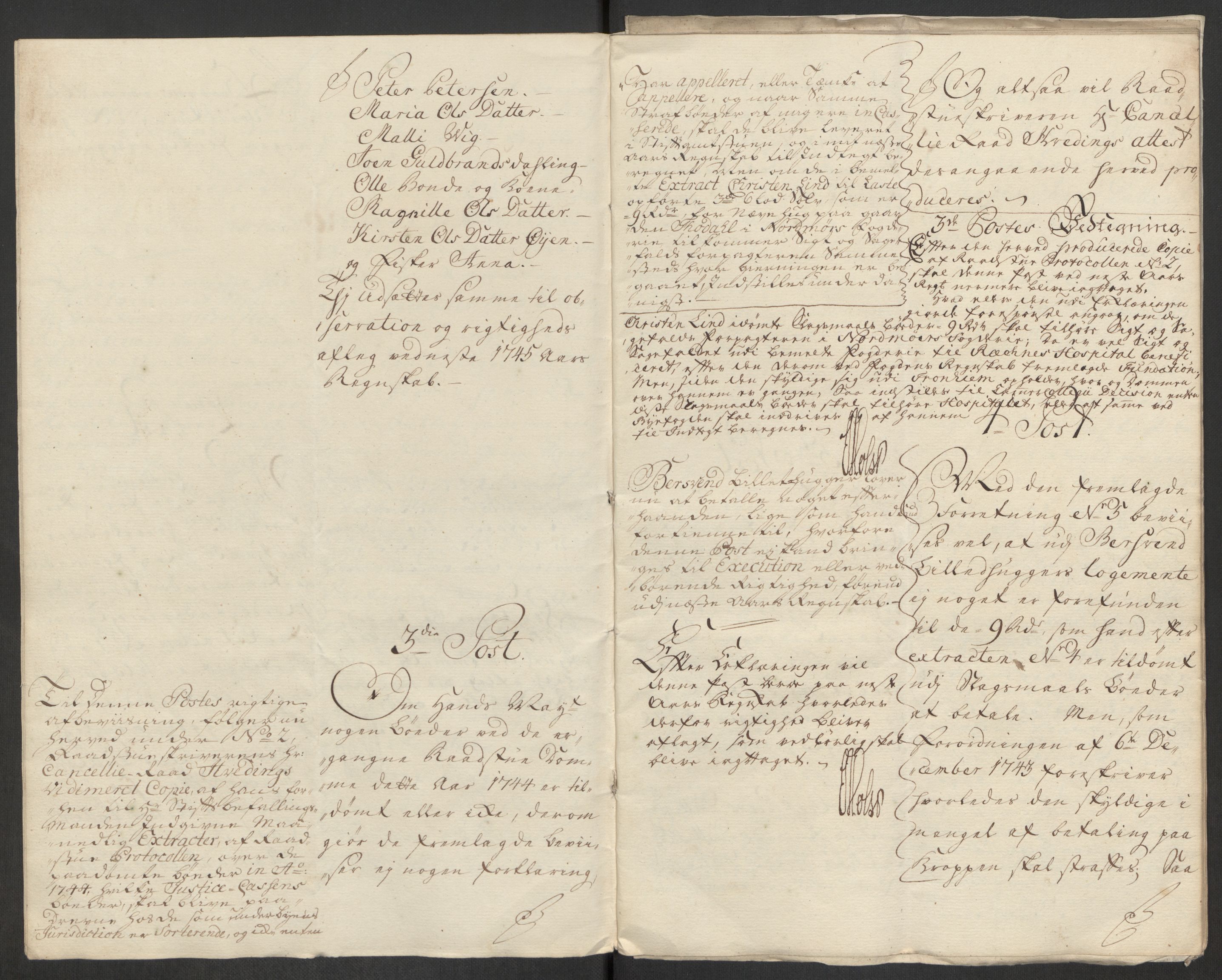 Rentekammeret inntil 1814, Reviderte regnskaper, Byregnskaper, AV/RA-EA-4066/R/Rs/L0541: [S22] Sikt og sakefall, 1743-1746, p. 169