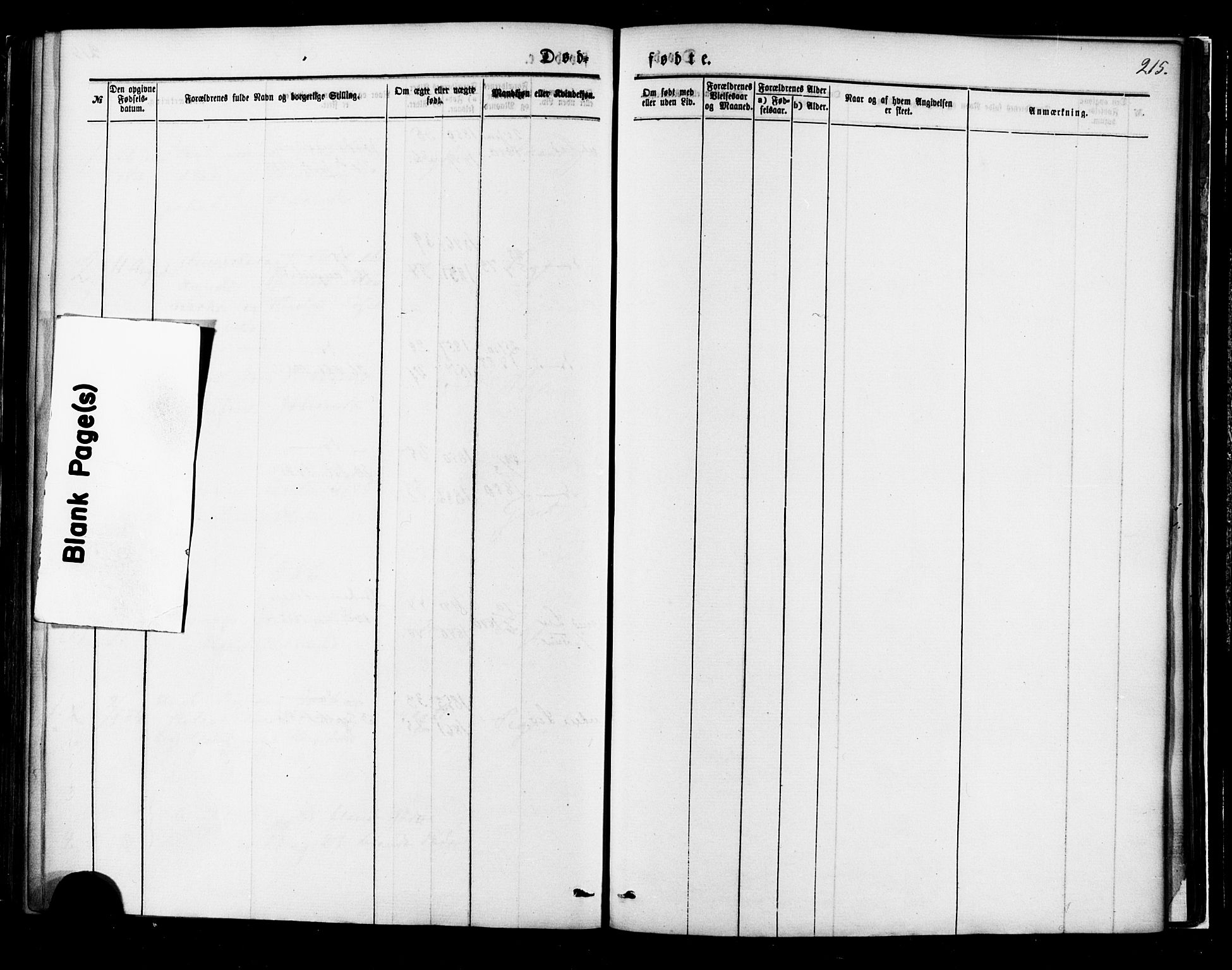 Ministerialprotokoller, klokkerbøker og fødselsregistre - Møre og Romsdal, AV/SAT-A-1454/558/L0691: Parish register (official) no. 558A05, 1873-1886, p. 215