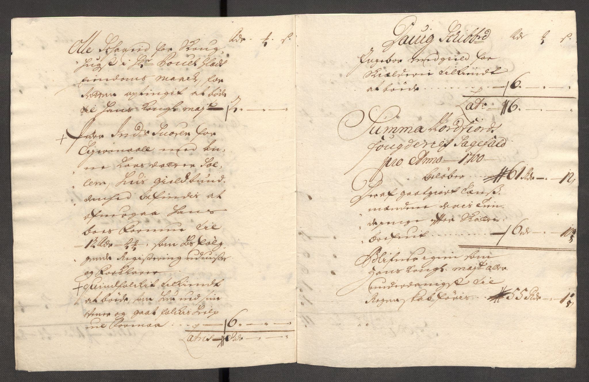 Rentekammeret inntil 1814, Reviderte regnskaper, Fogderegnskap, AV/RA-EA-4092/R53/L3425: Fogderegnskap Sunn- og Nordfjord, 1700-1701, p. 194