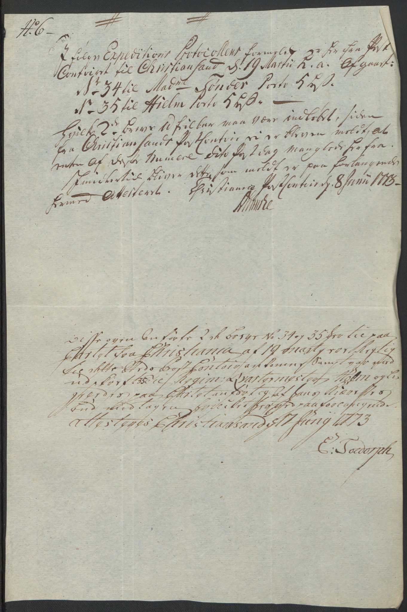 Forsvaret, Generalauditøren, AV/RA-RAFA-1772/F/Fj/Fja/L0036: --, 1731-1822, p. 453