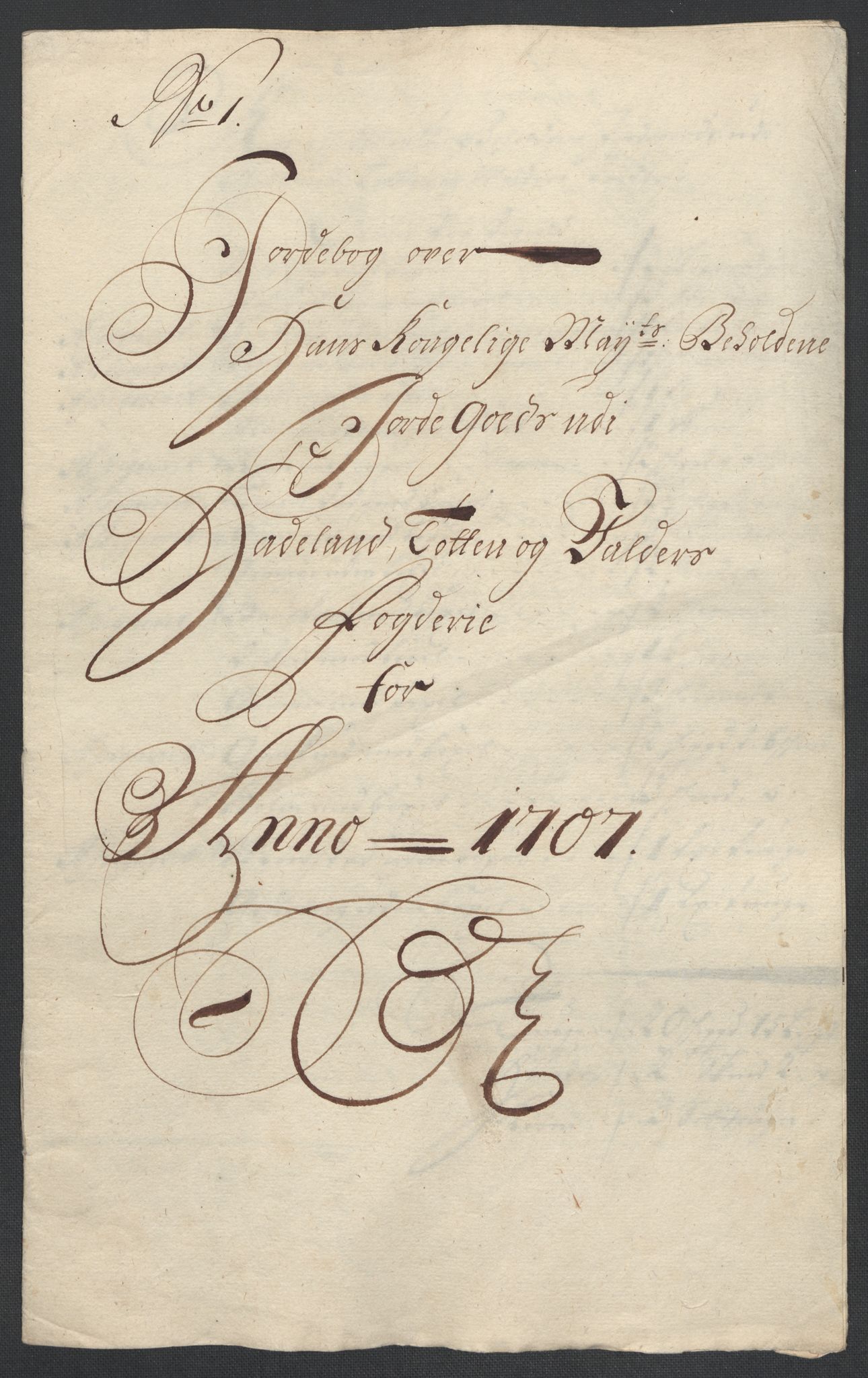 Rentekammeret inntil 1814, Reviderte regnskaper, Fogderegnskap, RA/EA-4092/R18/L1305: Fogderegnskap Hadeland, Toten og Valdres, 1707-1708, p. 16