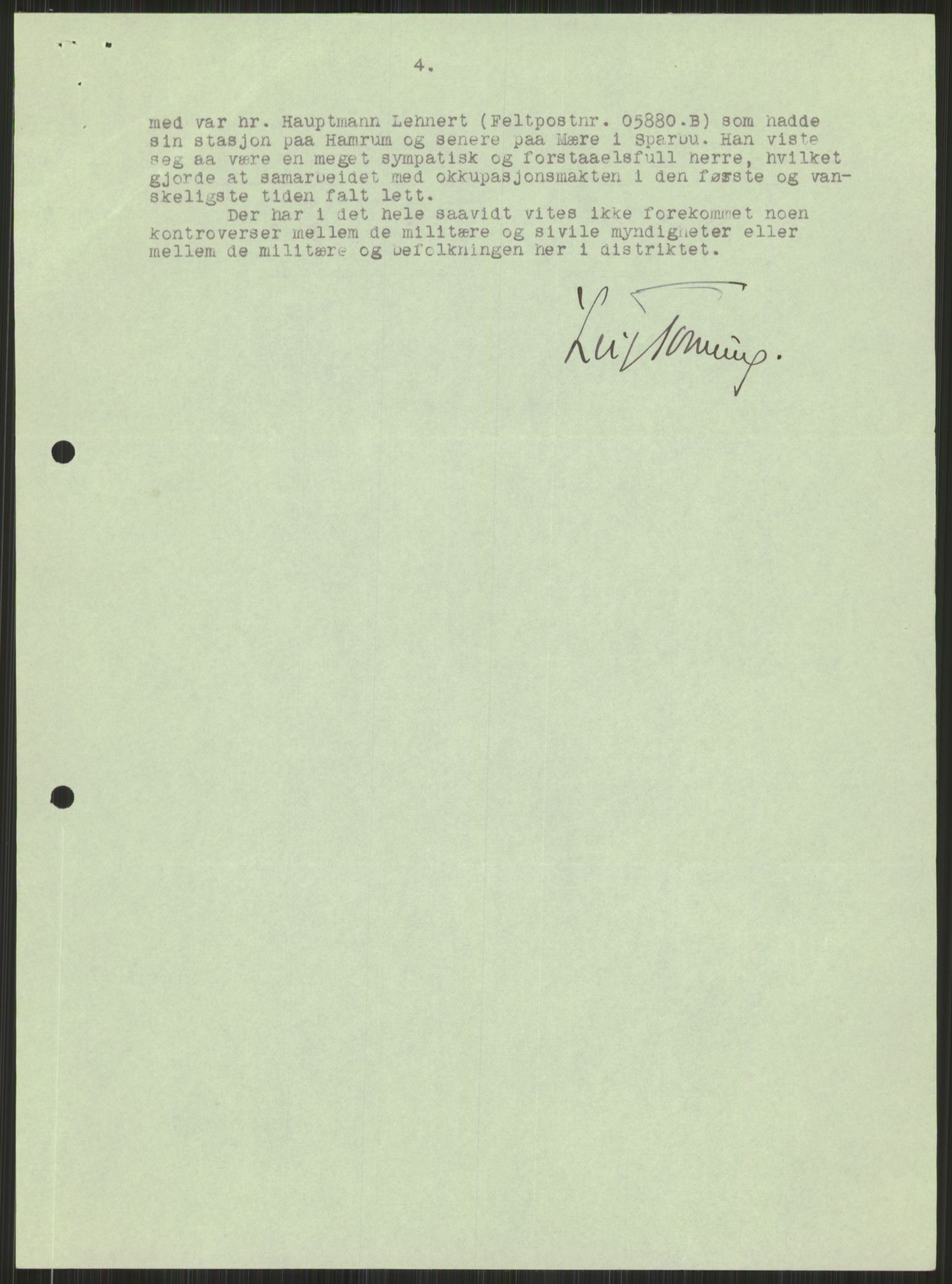 Forsvaret, Forsvarets krigshistoriske avdeling, AV/RA-RAFA-2017/Y/Ya/L0016: II-C-11-31 - Fylkesmenn.  Rapporter om krigsbegivenhetene 1940., 1940, p. 478