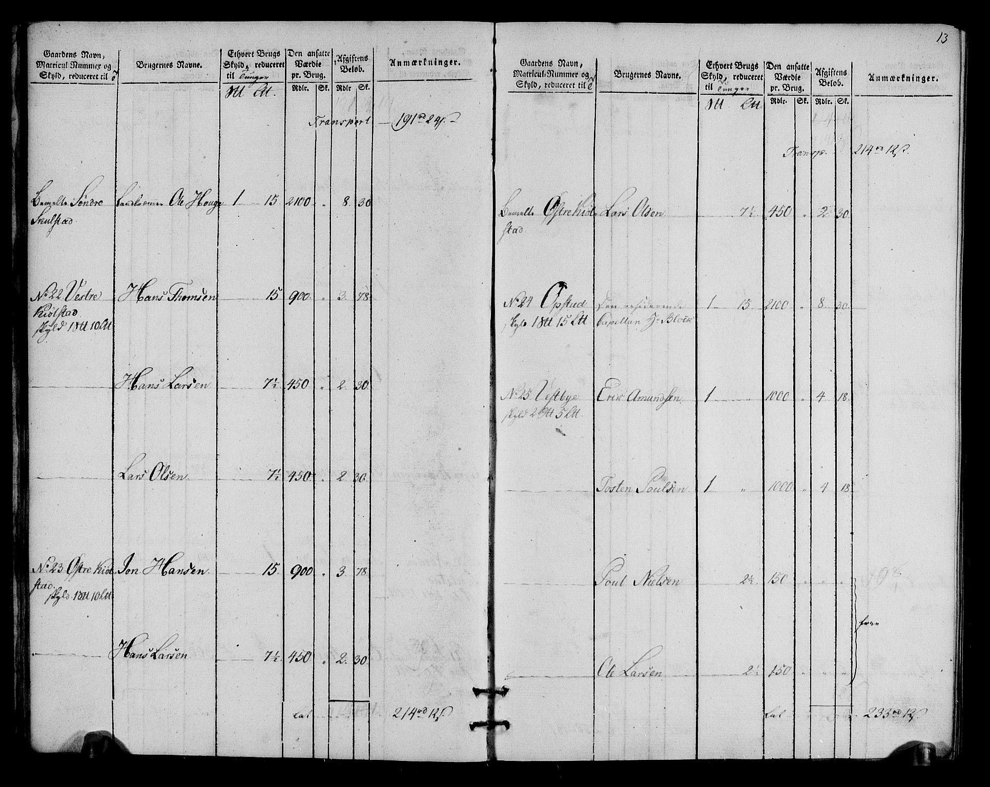 Rentekammeret inntil 1814, Realistisk ordnet avdeling, AV/RA-EA-4070/N/Ne/Nea/L0027: Solør og Odal fogderi. Oppebørselsregister, 1803-1804, p. 9