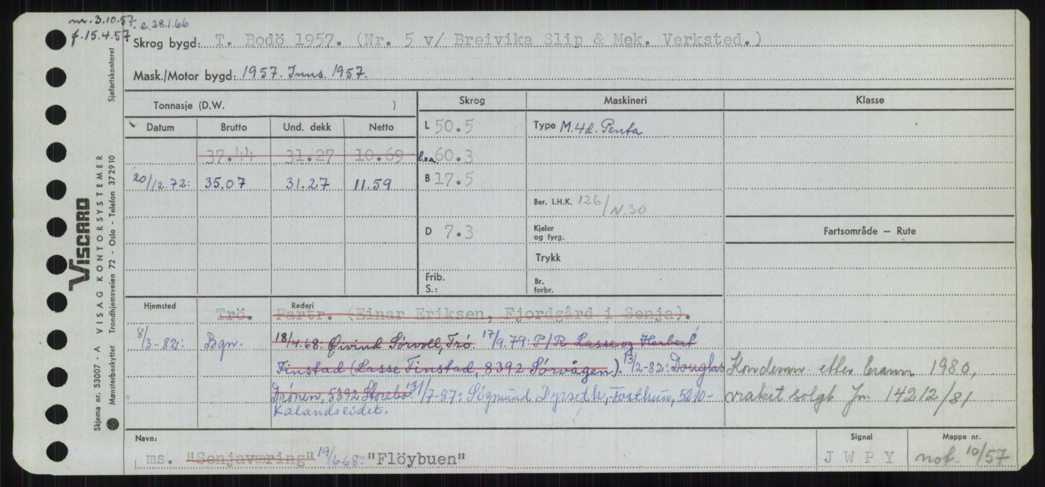 Sjøfartsdirektoratet med forløpere, Skipsmålingen, AV/RA-S-1627/H/Ha/L0002/0001: Fartøy, Eik-Hill / Fartøy, Eik-F, p. 647