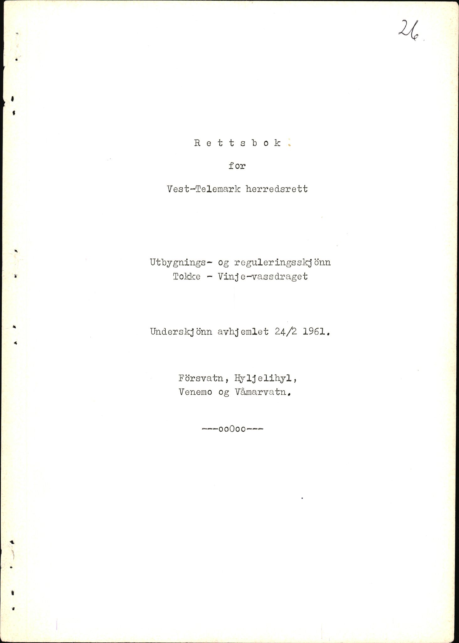 Vest-Telemark sorenskriveri, AV/SAKO-A-134/F/Fo/Foc/L0001: Tokke og Vinjevassdraget rettsbøker, 1954-1963, p. 529