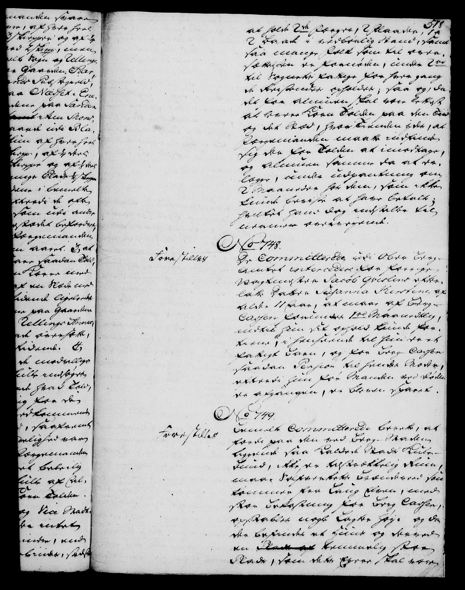 Rentekammeret, Kammerkanselliet, RA/EA-3111/G/Gh/Gha/L0030: Norsk ekstraktmemorialprotokoll (merket RK 53.75), 1749-1751, p. 518
