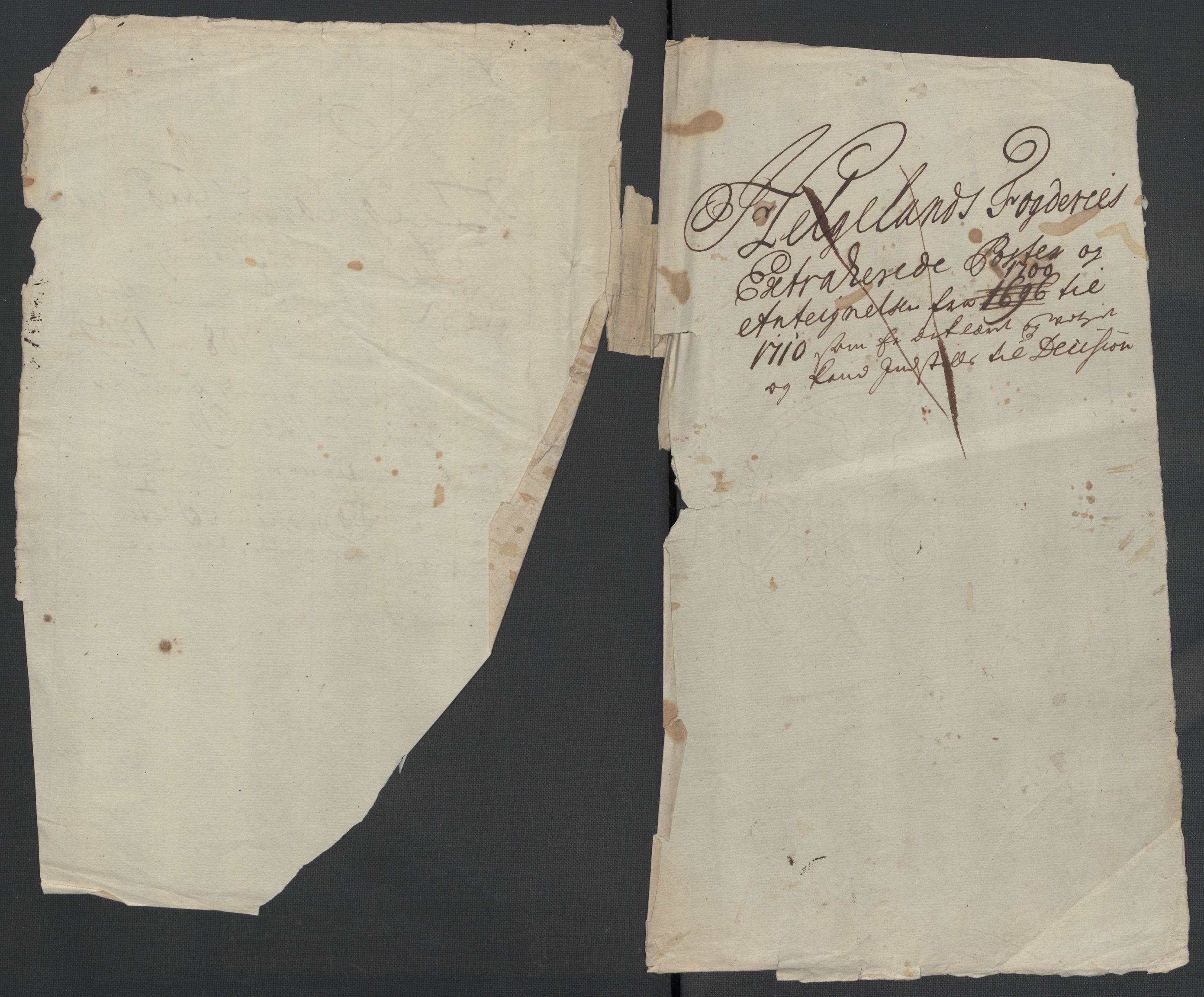 Rentekammeret inntil 1814, Reviderte regnskaper, Fogderegnskap, RA/EA-4092/R65/L4510: Fogderegnskap Helgeland, 1708-1709, p. 267