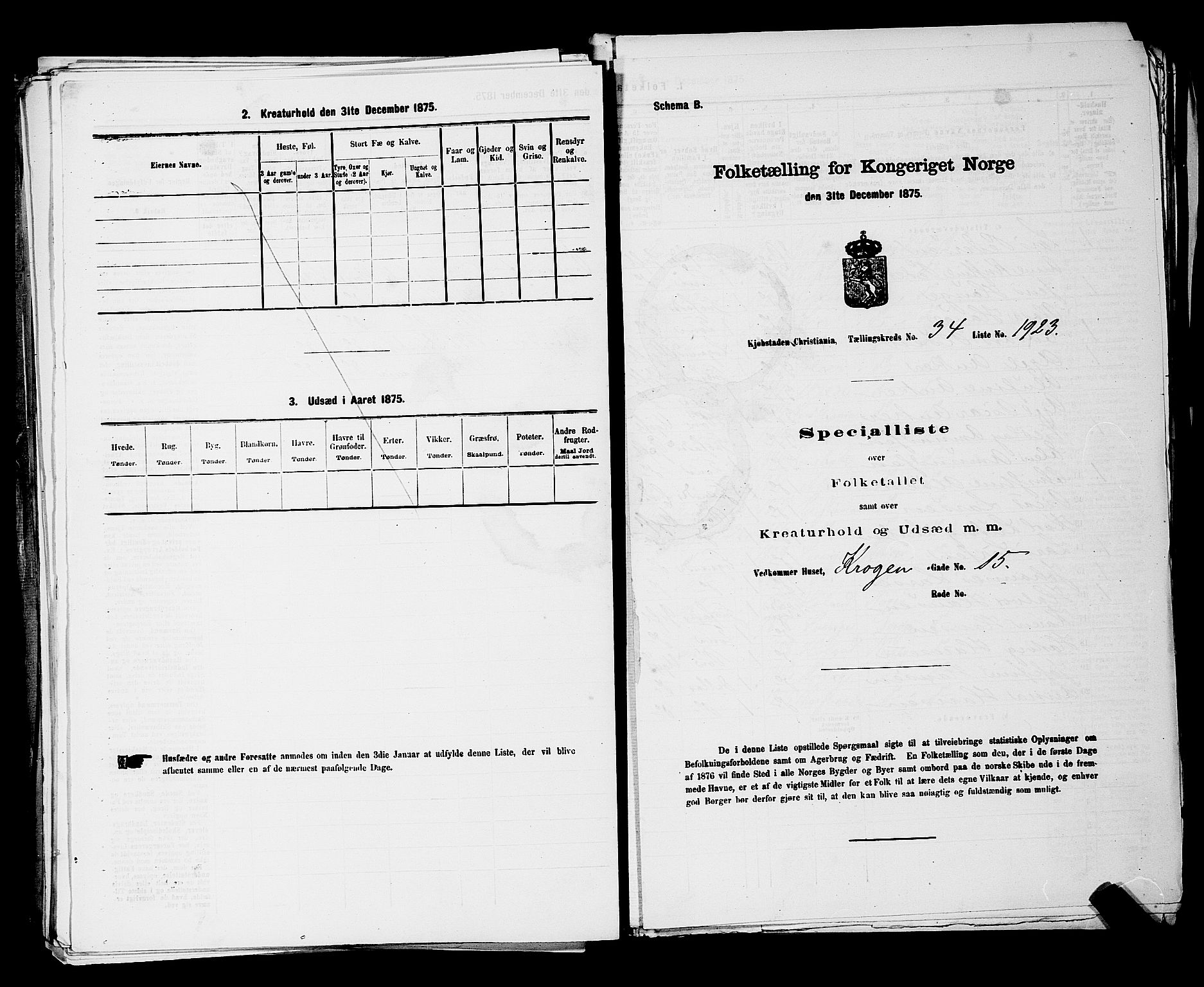 RA, 1875 census for 0301 Kristiania, 1875, p. 5559