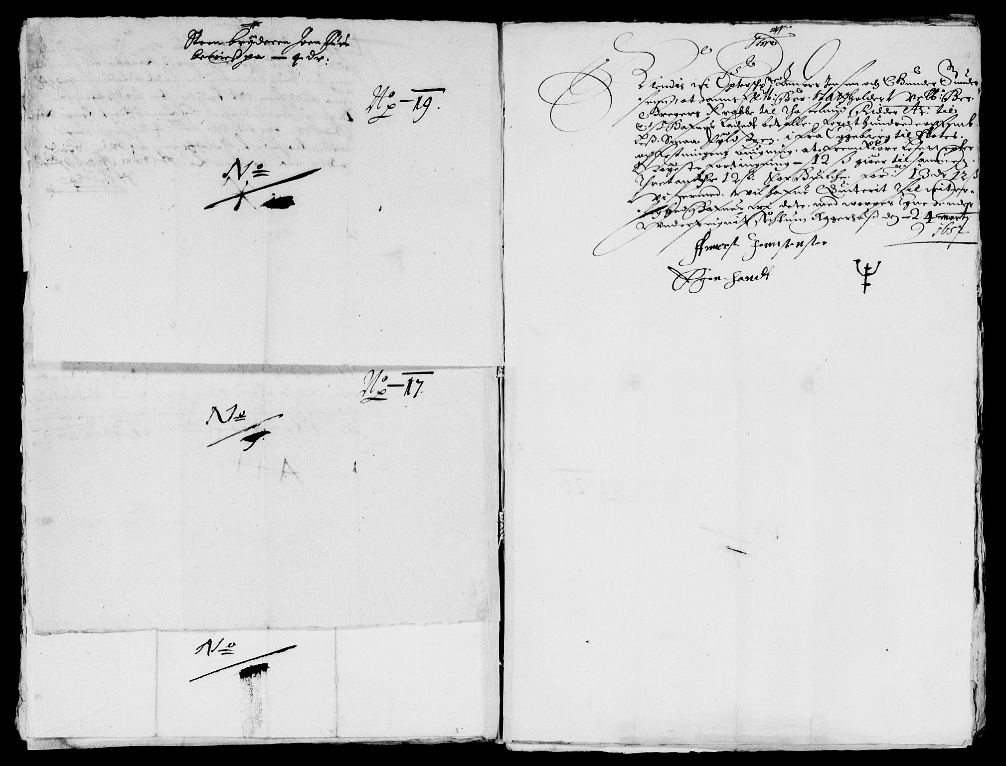 Rentekammeret inntil 1814, Reviderte regnskaper, Lensregnskaper, AV/RA-EA-5023/R/Rb/Rba/L0206: Akershus len, 1651-1652