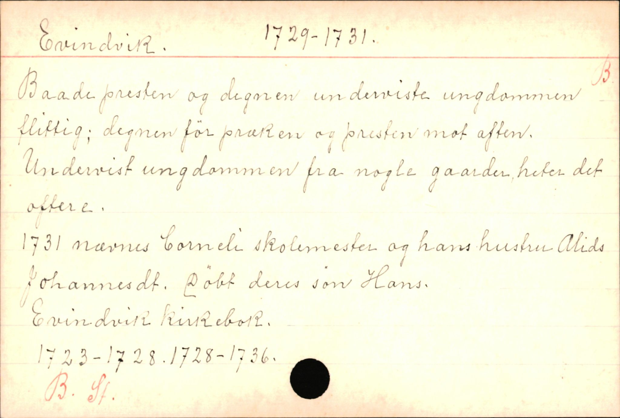 Haugen, Johannes - lærer, AV/SAB-SAB/PA-0036/01/L0001: Om klokkere og lærere, 1521-1904, p. 7910