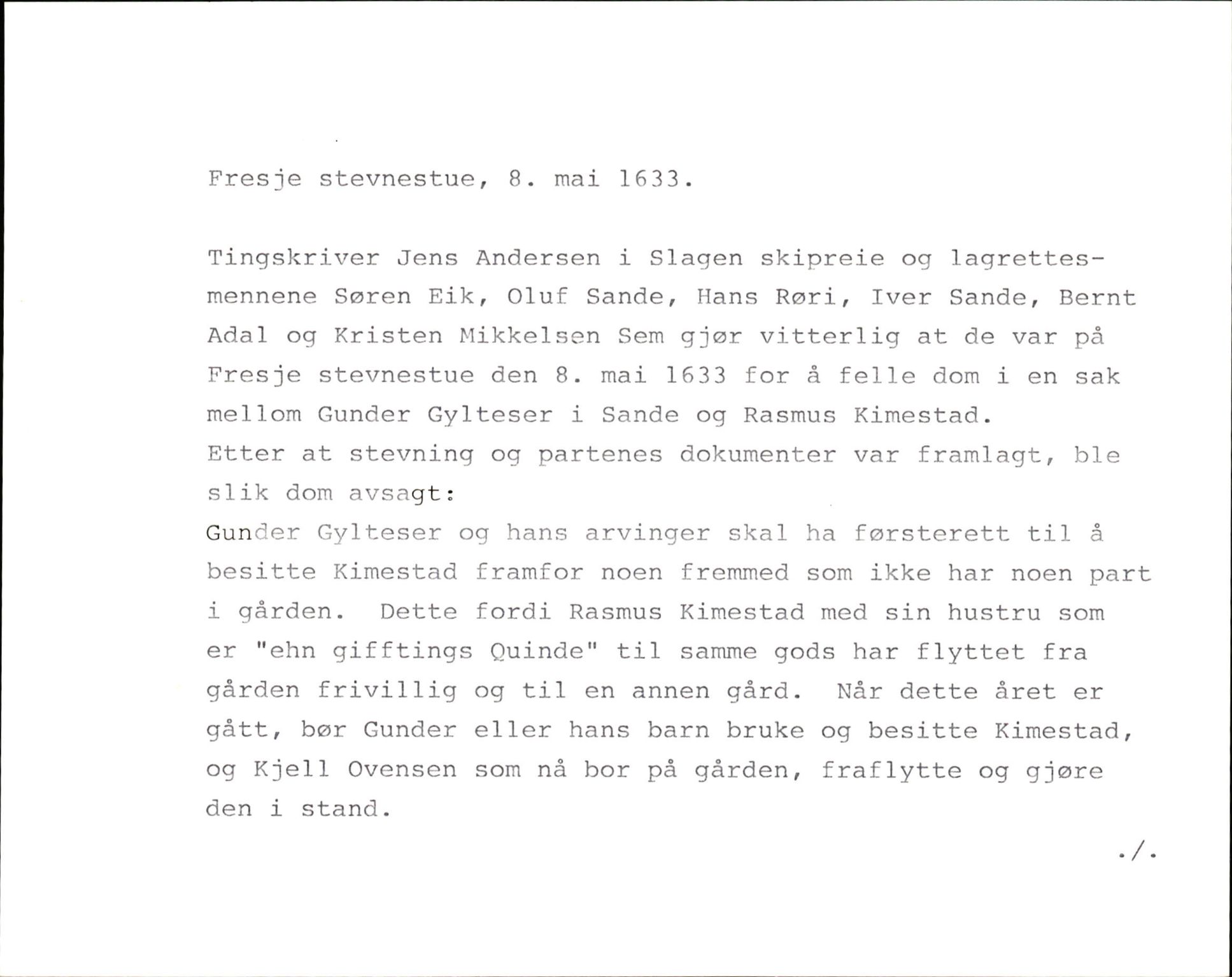 Riksarkivets diplomsamling, AV/RA-EA-5965/F35/F35k/L0002: Regestsedler: Prestearkiver fra Hedmark, Oppland, Buskerud og Vestfold, p. 599