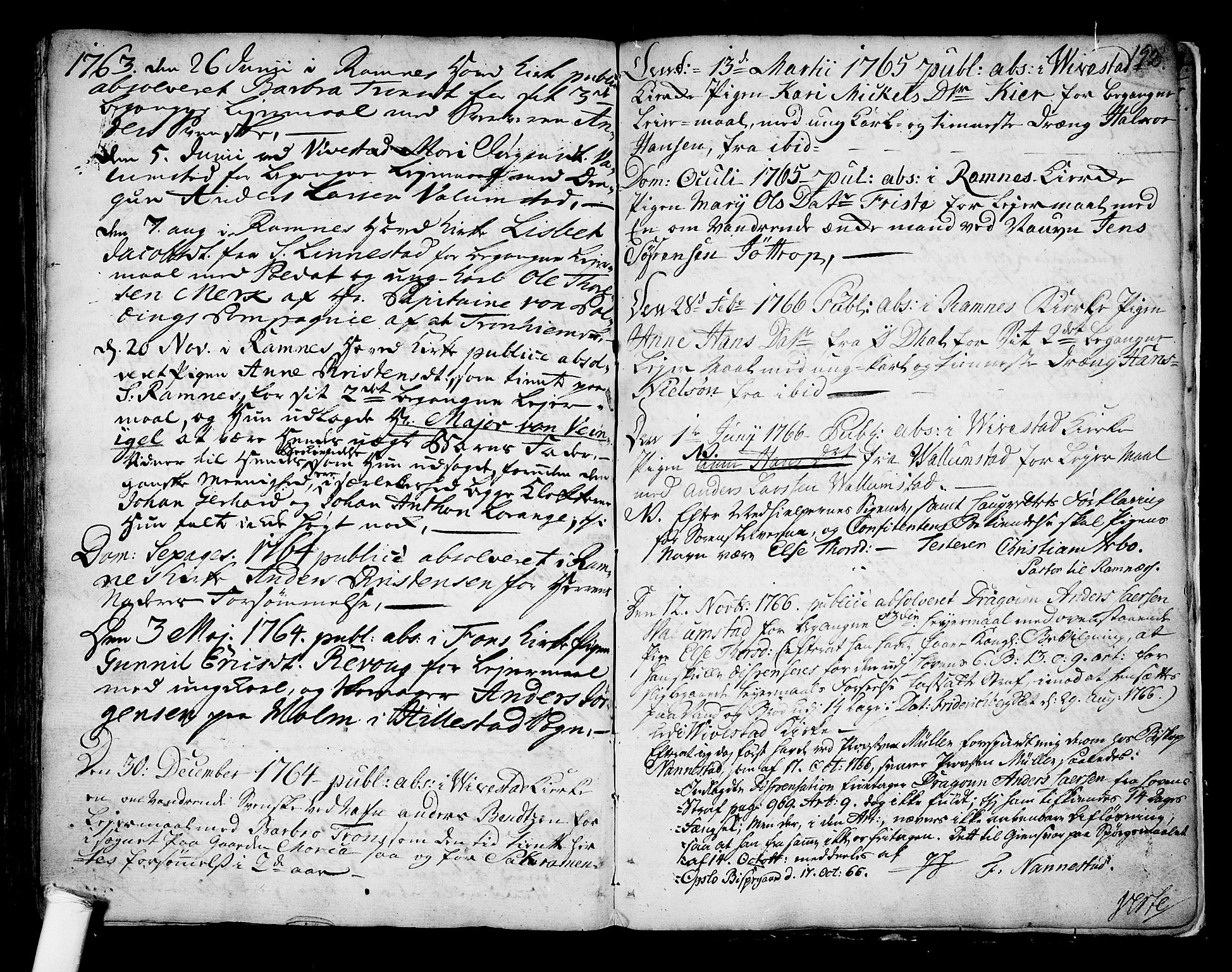 Ramnes kirkebøker, SAKO/A-314/F/Fa/L0001: Parish register (official) no. I 1, 1732-1774, p. 192