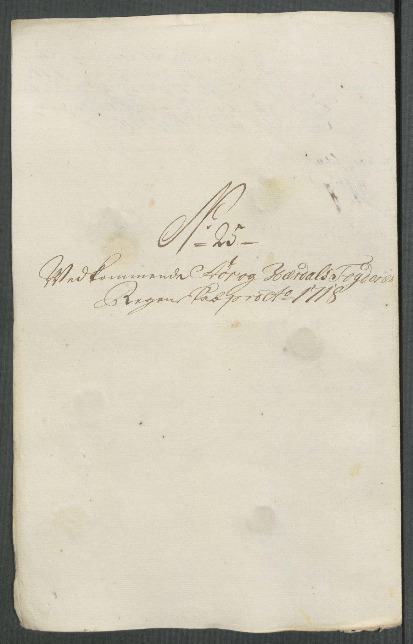 Rentekammeret inntil 1814, Reviderte regnskaper, Fogderegnskap, AV/RA-EA-4092/R62/L4208: Fogderegnskap Stjørdal og Verdal, 1718, p. 246