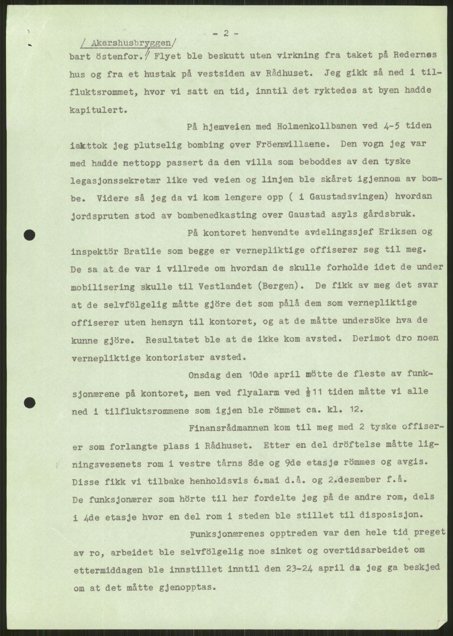 Forsvaret, Forsvarets krigshistoriske avdeling, RA/RAFA-2017/Y/Ya/L0013: II-C-11-31 - Fylkesmenn.  Rapporter om krigsbegivenhetene 1940., 1940, p. 537