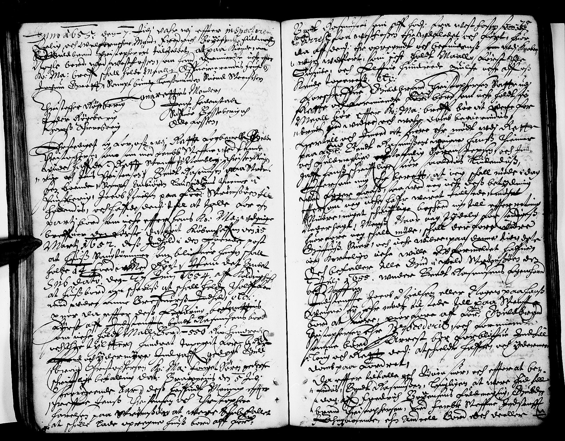 Eiker, Modum og Sigdal sorenskriveri, AV/SAKO-A-123/F/Fa/Faa/L0002: Tingbok, 1653-1657, p. 75