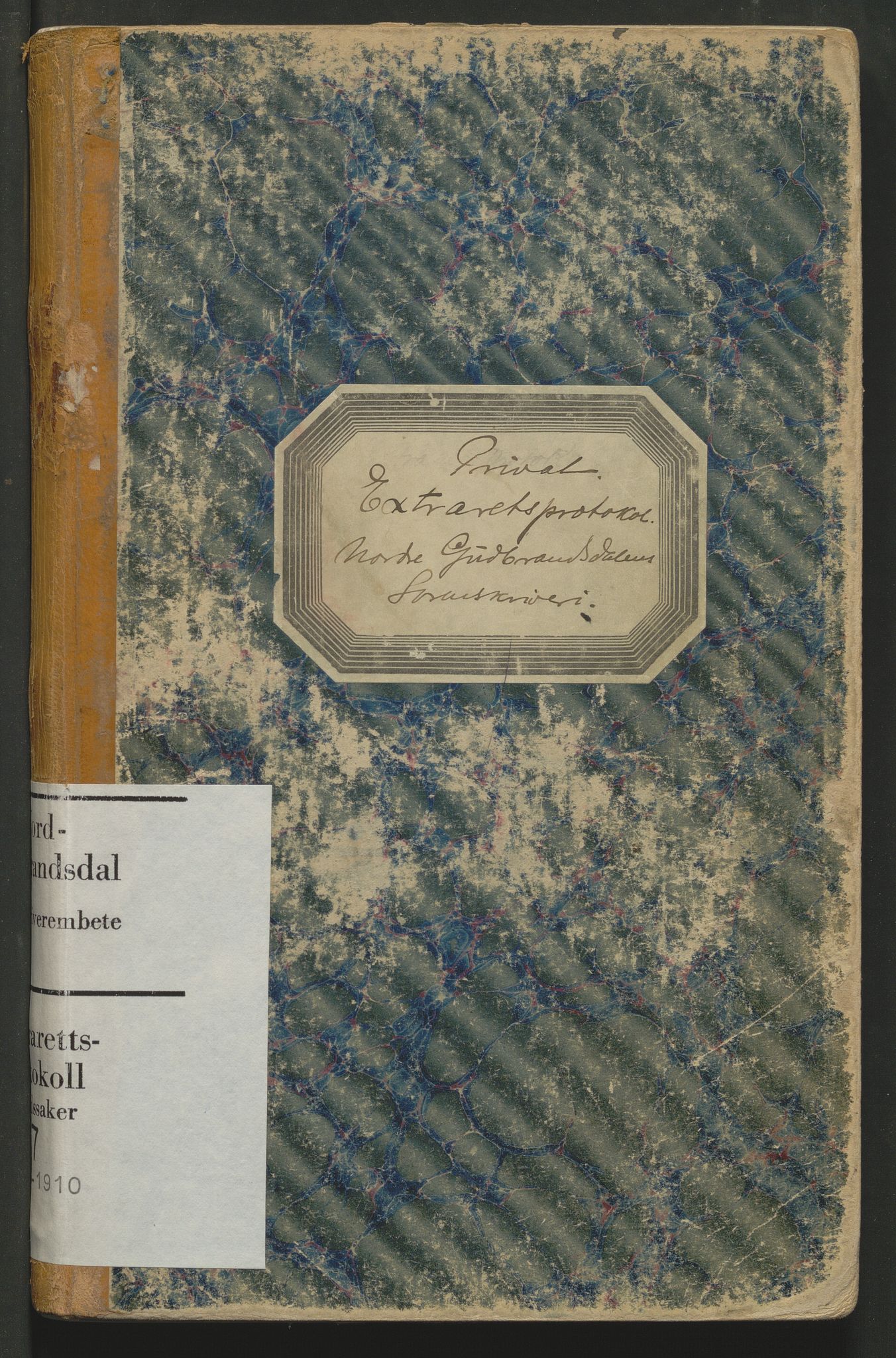 Nord-Gudbrandsdal tingrett, AV/SAH-TING-002/G/Gc/Gcb/L0007: Ekstrarettsprotokoll for åstedssaker, 1906-1910