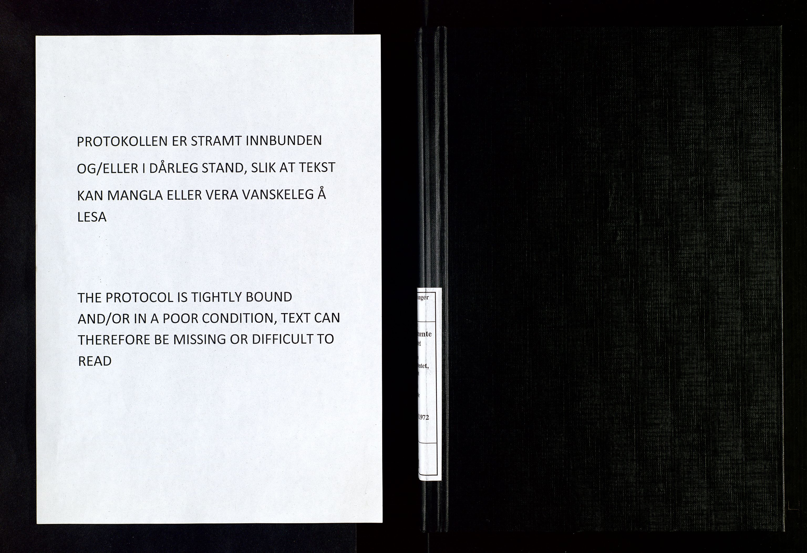 Industridepartementet, Oljekontoret, AV/SAST-A-101348/B/L0002: Kopibok, 1972