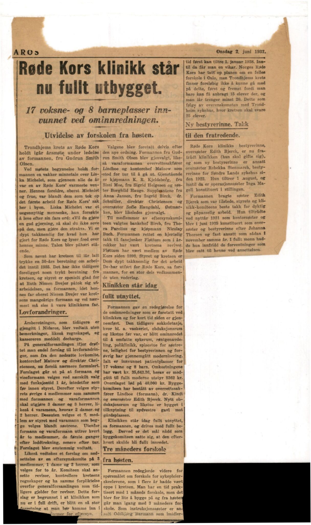 Trondheim Røde Kors, TRKO/PA-1204/A/Aa/L0002: Møtebok, 1929-1942, p. 297