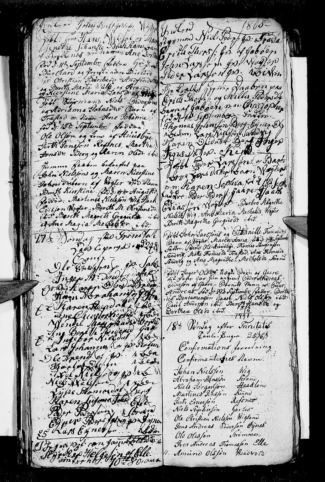 Kvæfjord sokneprestkontor, AV/SATØ-S-1323/G/Ga/Gab/L0001klokker: Parish register (copy) no. 1, 1806-1824