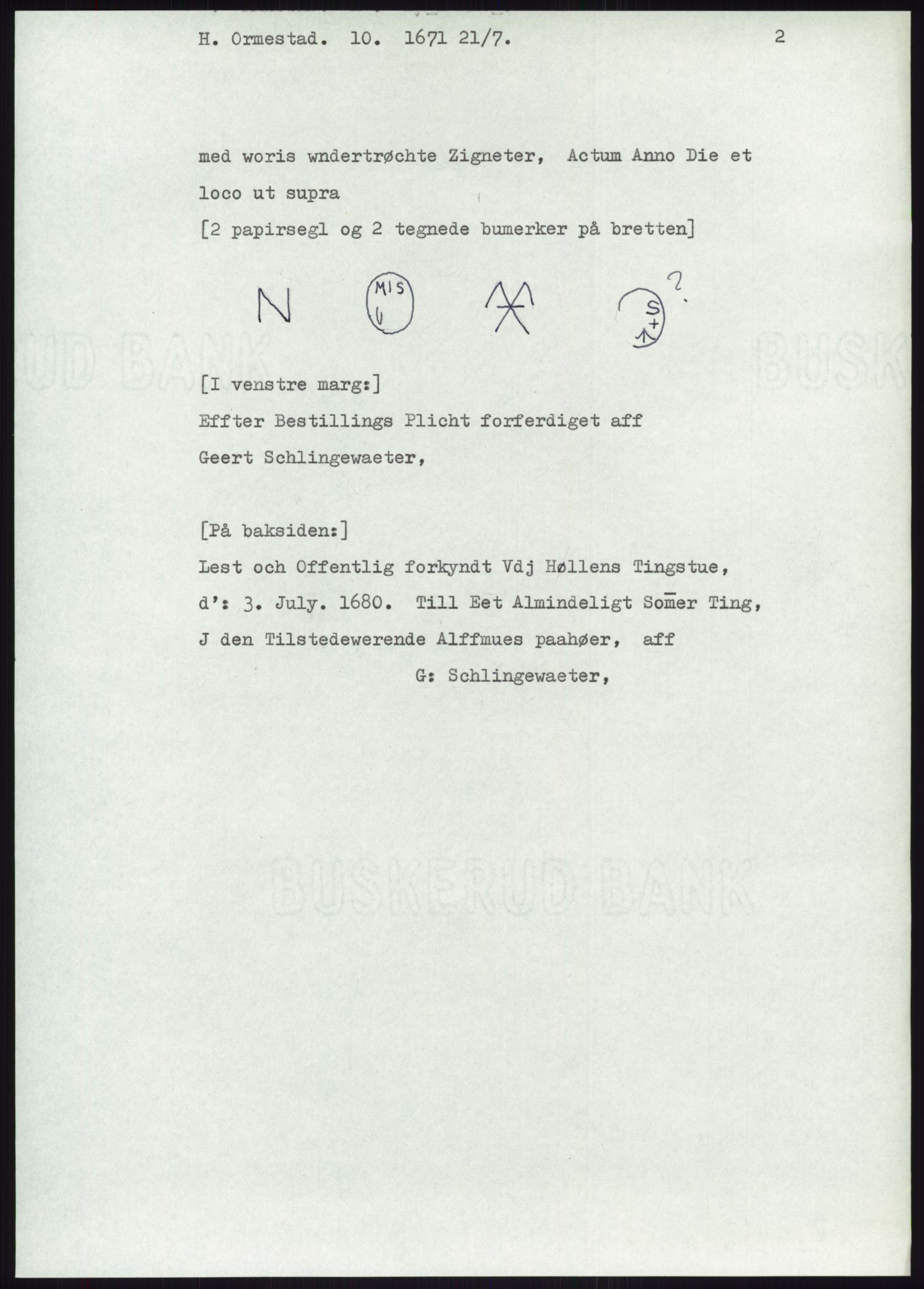 Samlinger til kildeutgivelse, Diplomavskriftsamlingen, AV/RA-EA-4053/H/Ha, p. 2233