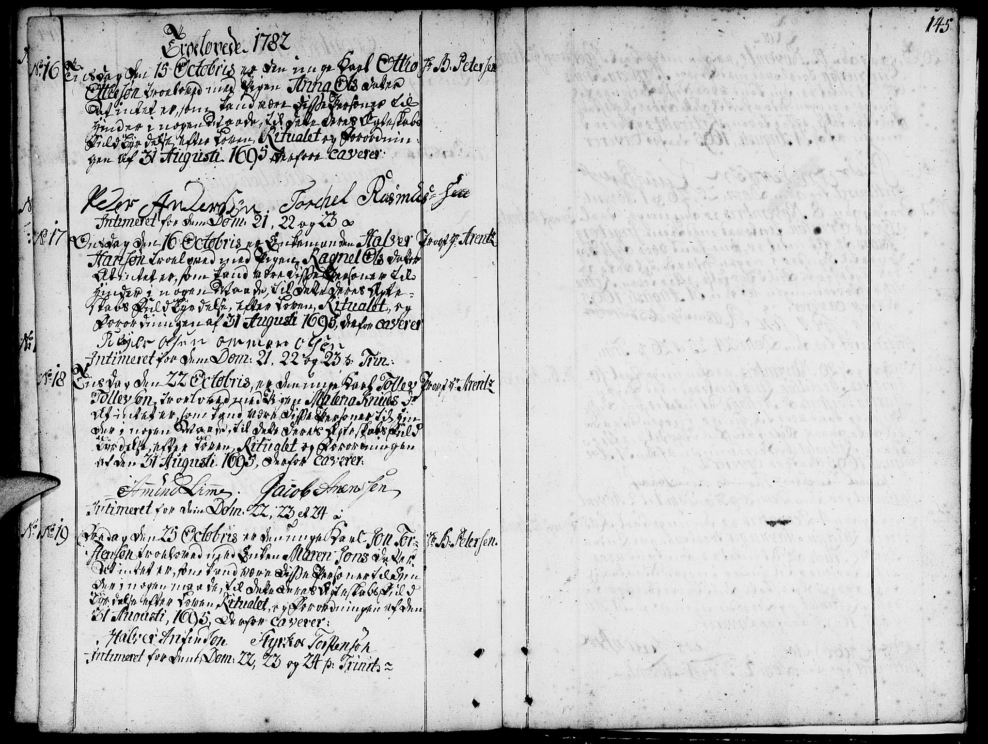 Domkirken sokneprestkontor, SAST/A-101812/001/30/30BA/L0004: Parish register (official) no. A 4, 1744-1782, p. 145