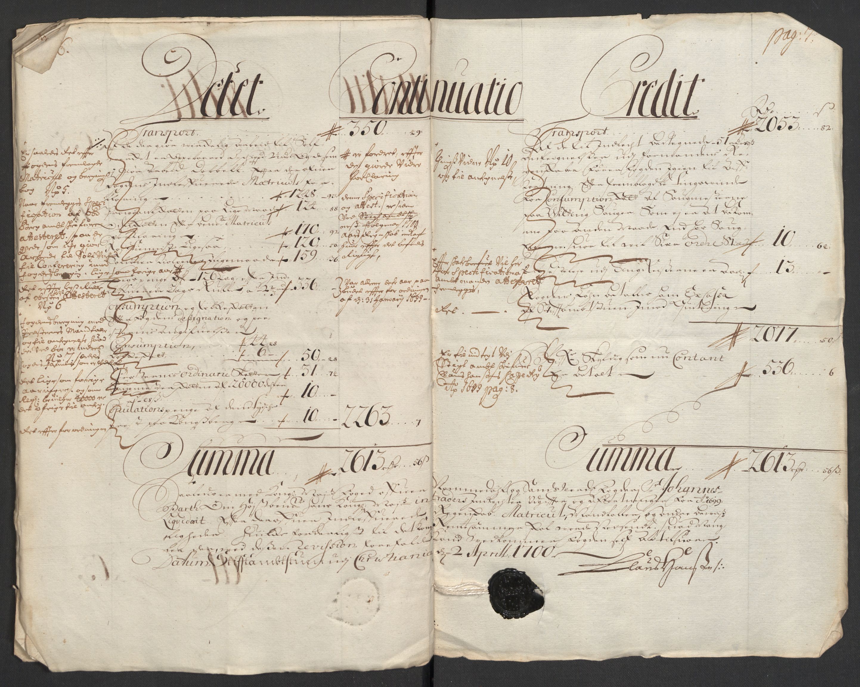 Rentekammeret inntil 1814, Reviderte regnskaper, Fogderegnskap, AV/RA-EA-4092/R24/L1577: Fogderegnskap Numedal og Sandsvær, 1698-1700, p. 18